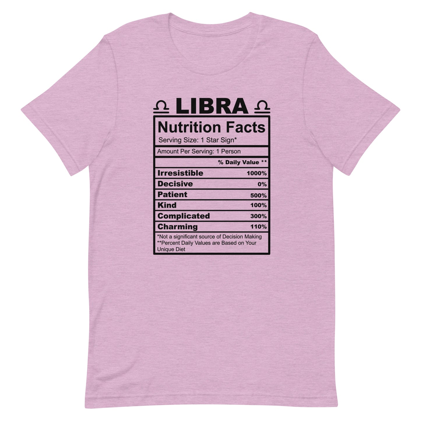 LIBRA - 2XL-3XL - Unisex T-Shirt (black letters)