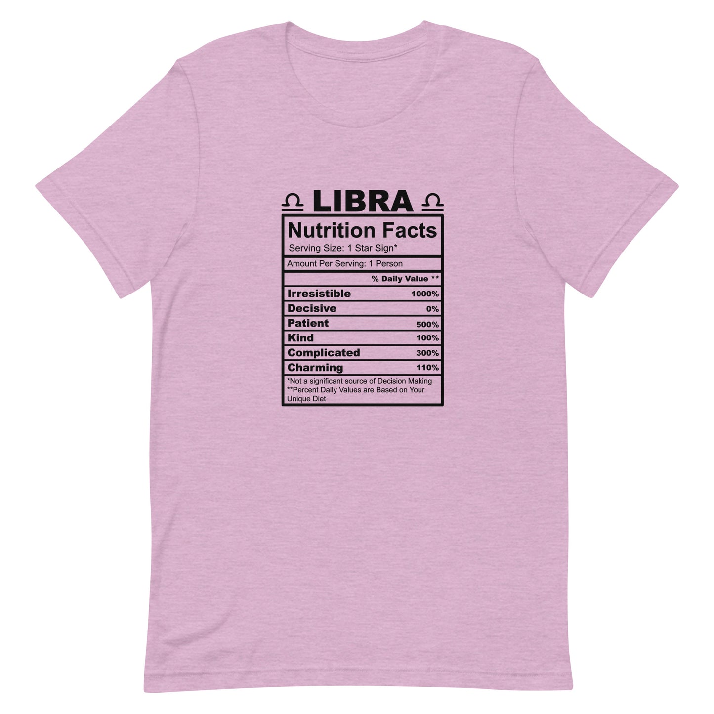 LIBRA - 4XL-5XL - Unisex T-Shirt (black letters)