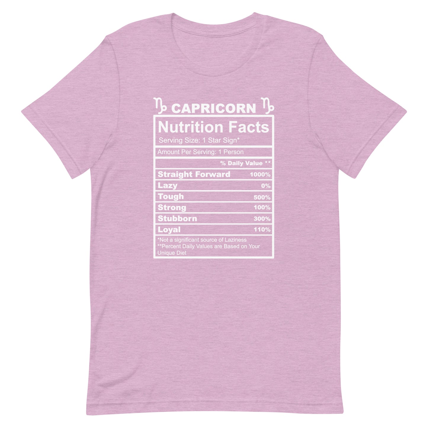 CAPRICORN - 2XL-3XL - Unisex T-Shirt (black letters)