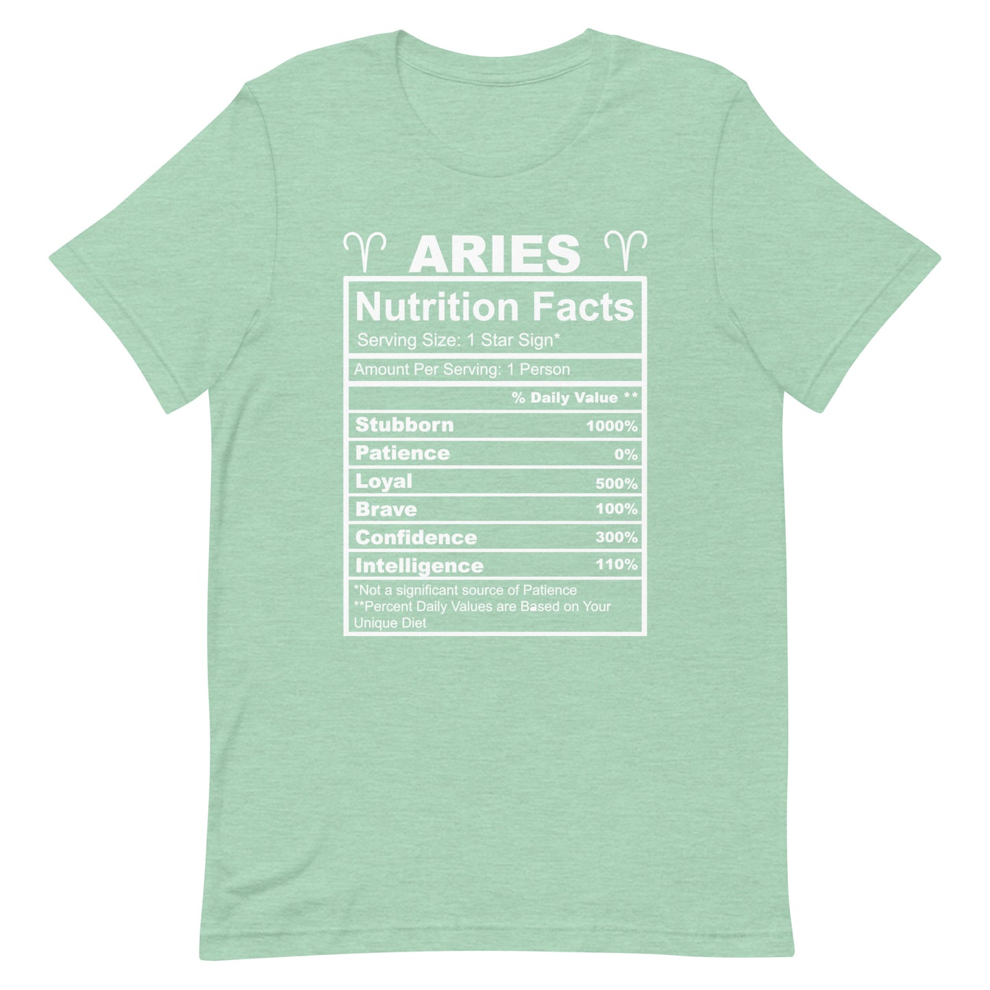 ARIES - 4XL-5XL - Unisex T-Shirt (white letters)