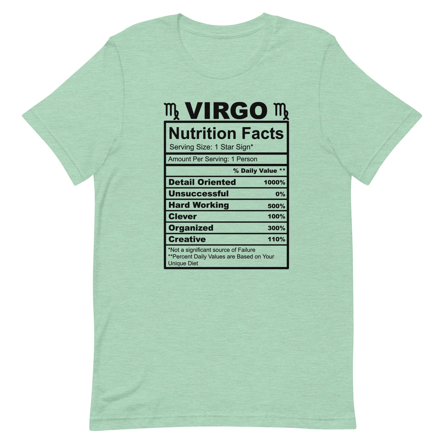 VIRGO - 4XL-5XL - Unisex T-Shirt (white letters)