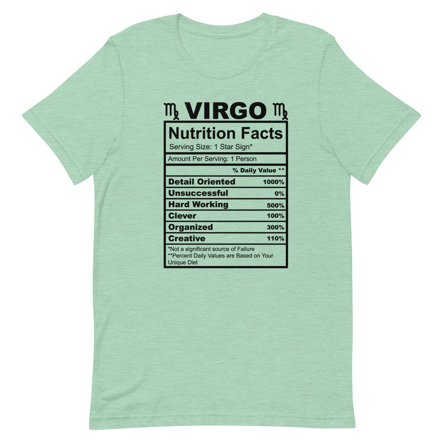 VIRGO - S-M - Unisex T-Shirt (black letters)
