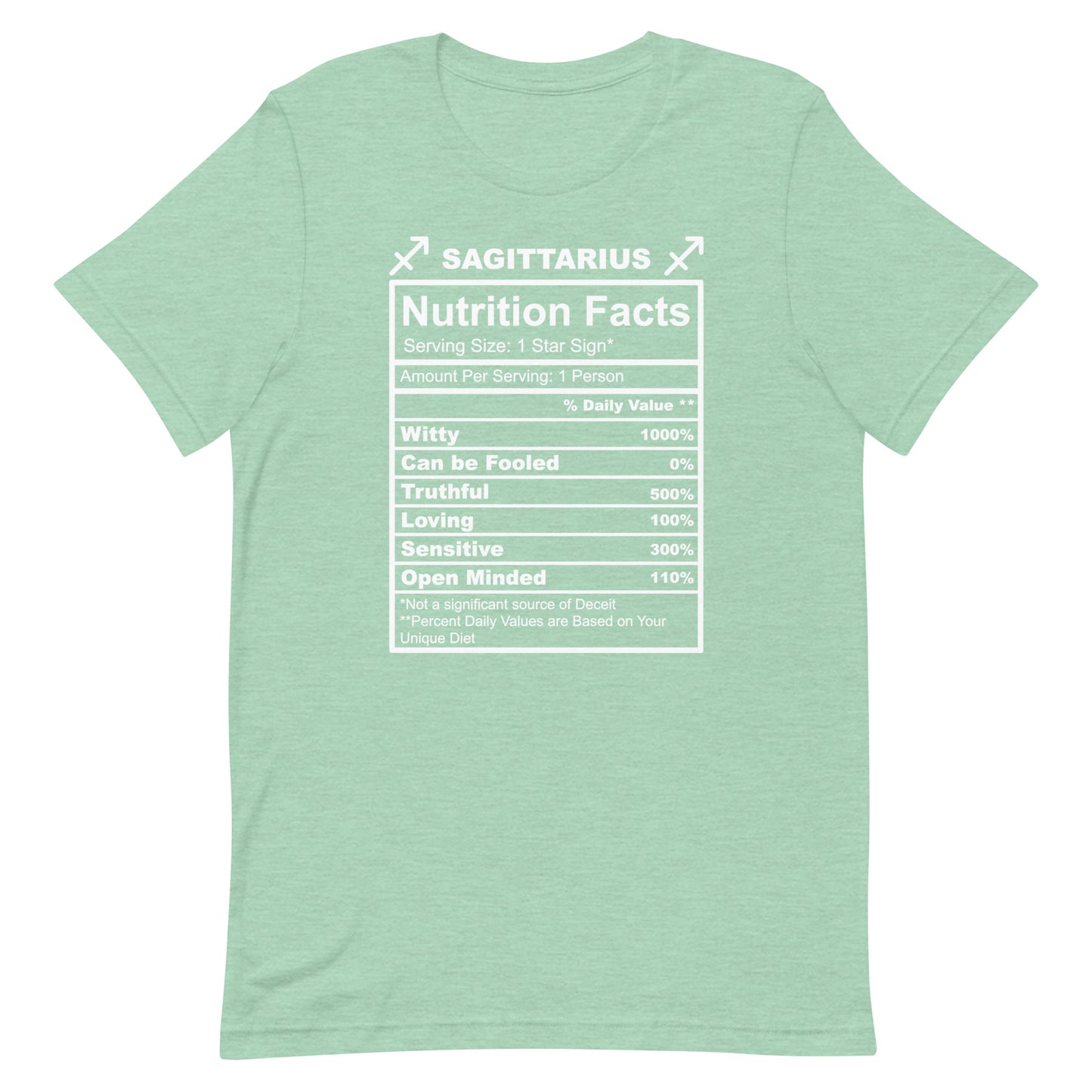 SAGITTARUIS -4XL-5XL - Unisex T-Shirt (white letters)