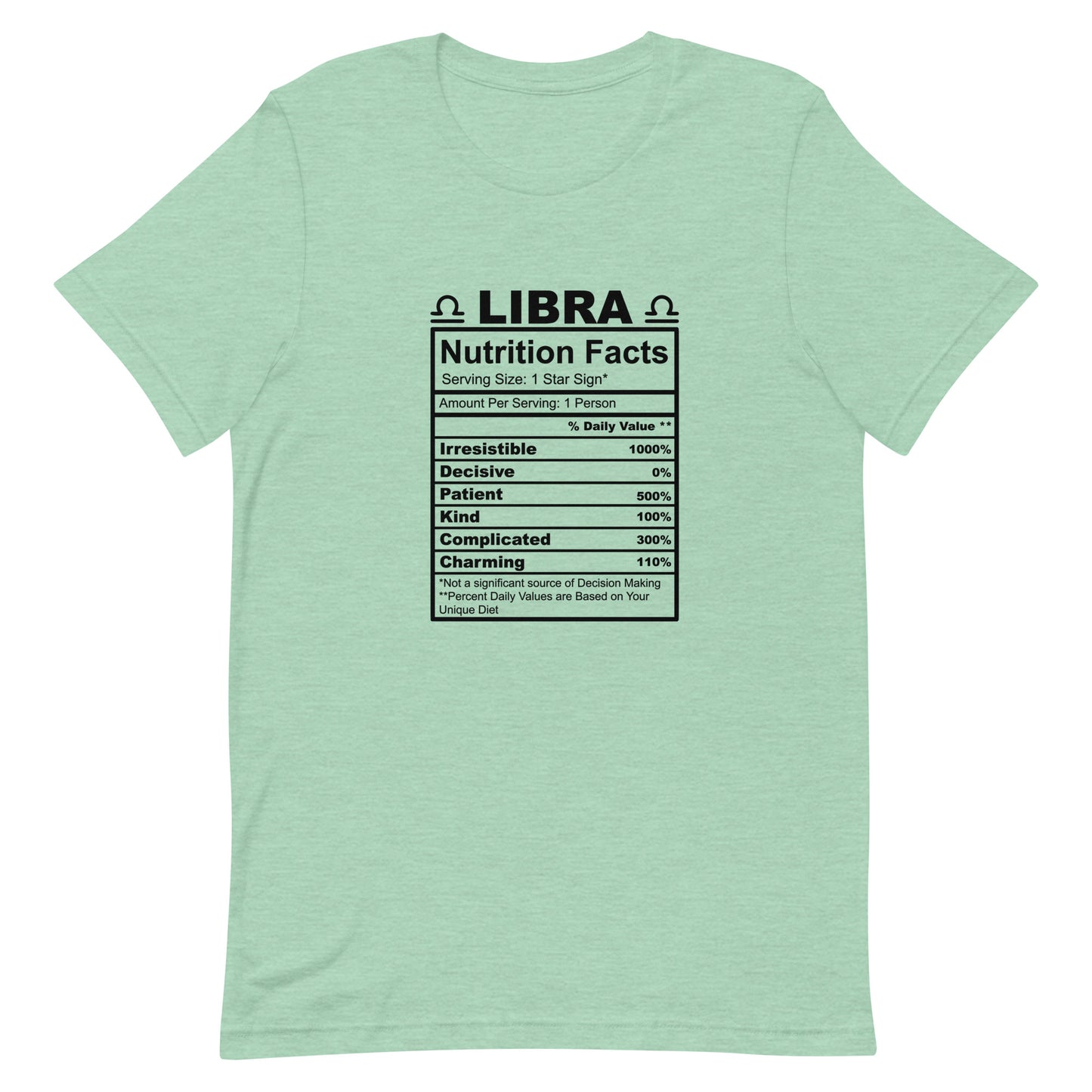 LIBRA - 4XL-5XL - Unisex T-Shirt (black letters)