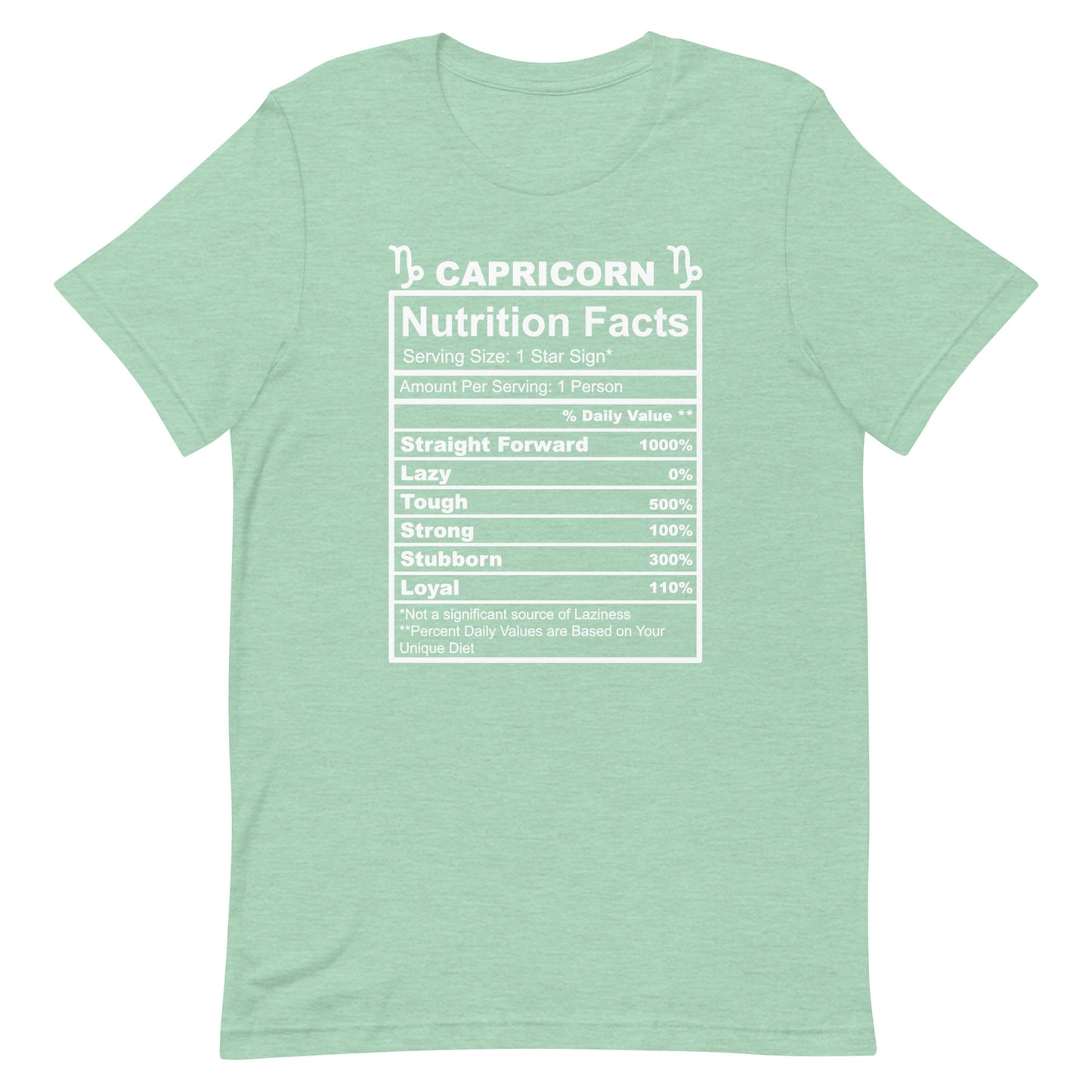 CAPRICORN - 4XL-5XL - Unisex T-Shirt (white letters)
