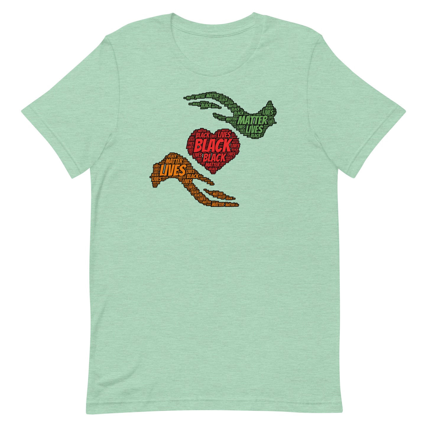 Black Lives Matter - Heart Hands (light colors)
