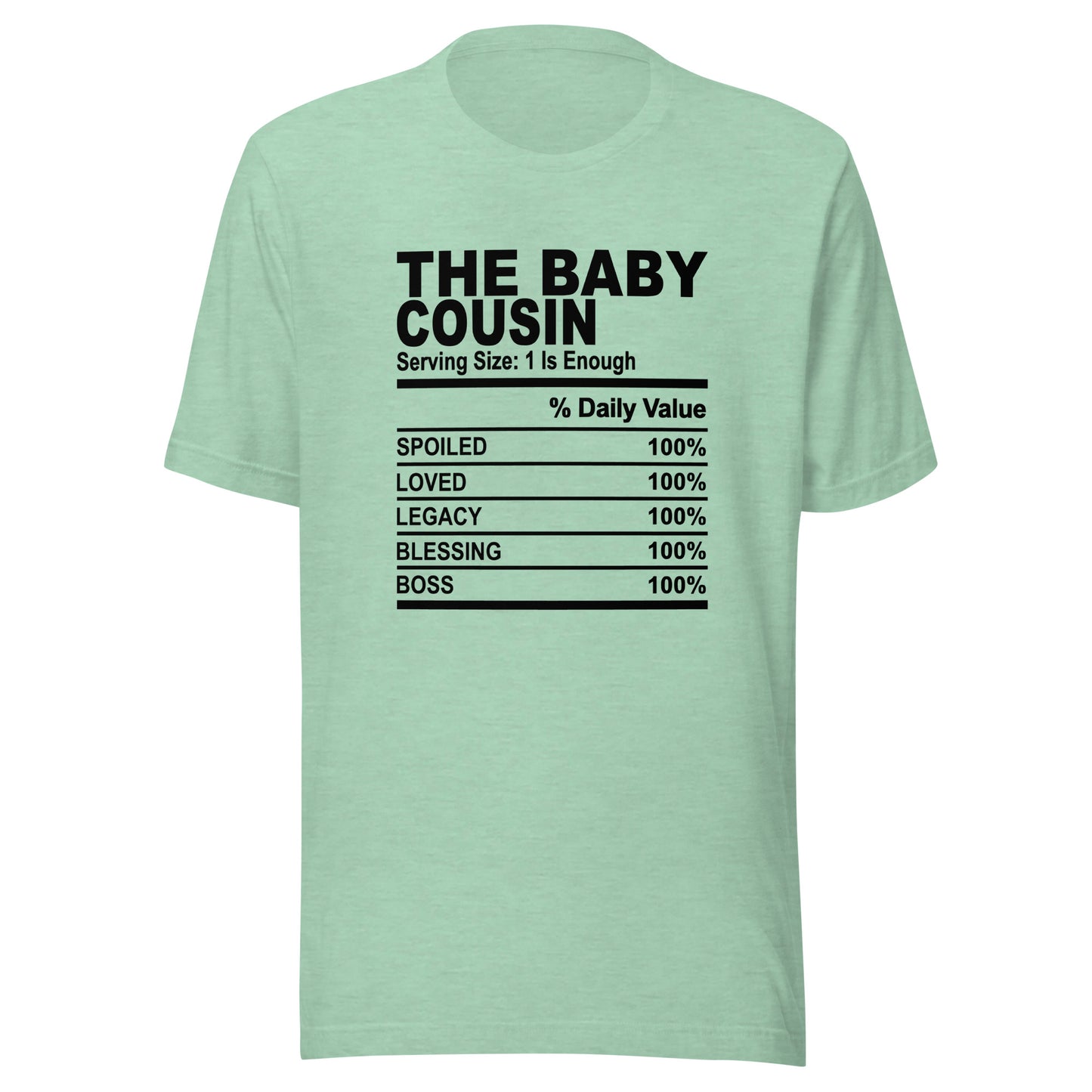 THE BABY COUSIN - 4XL - Unisex T-Shirt (black print)