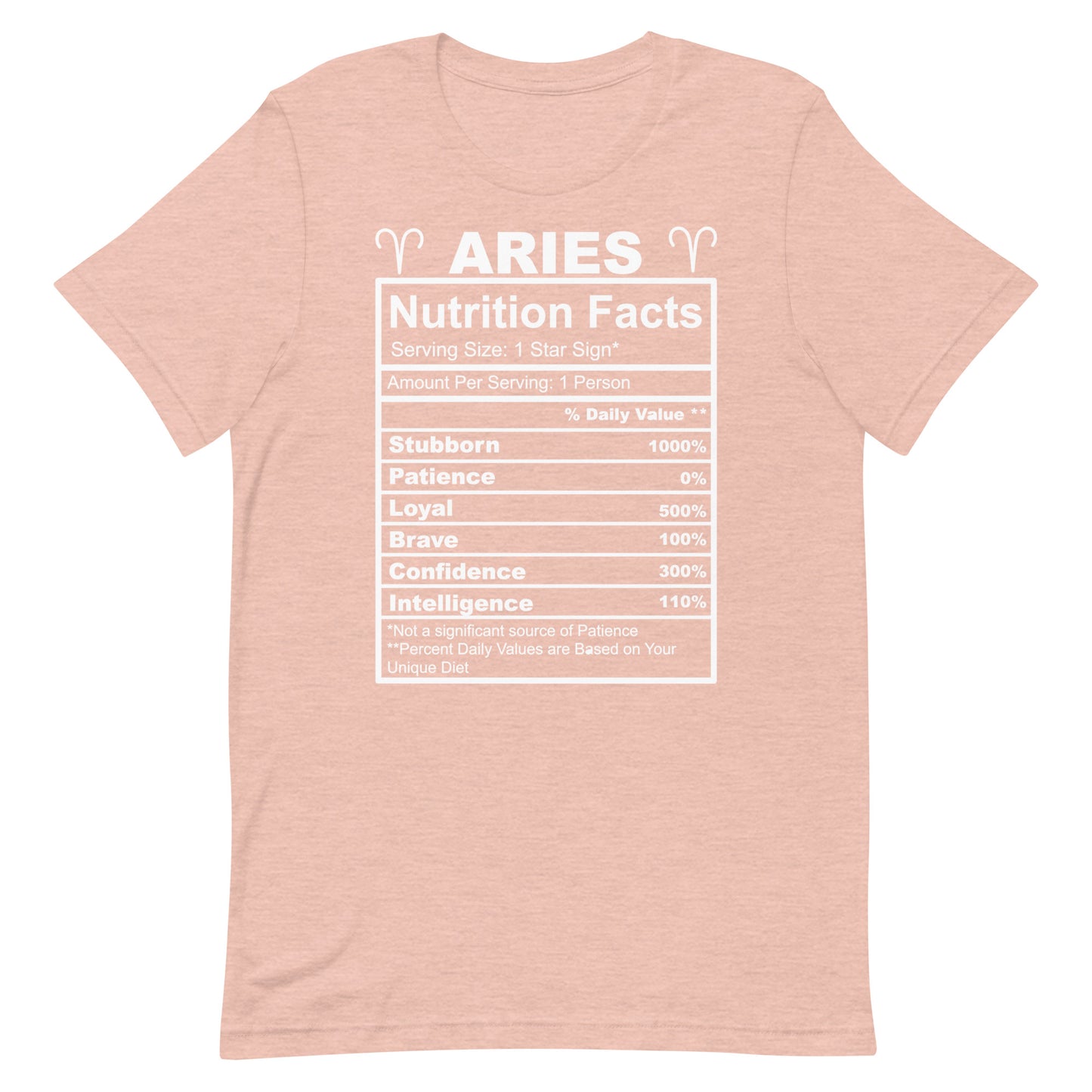 ARIES - S-M - Unisex T-Shirt (white letters)