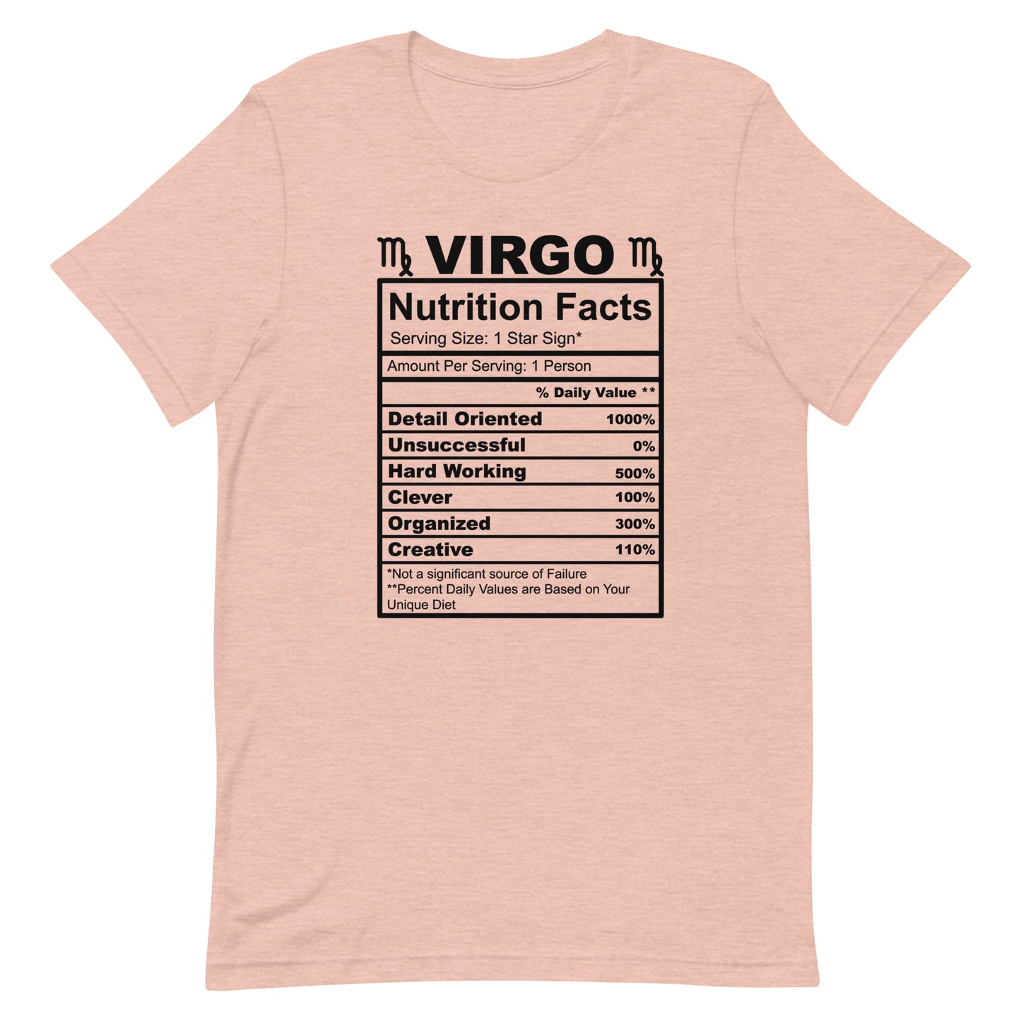 VIRGO - S-M - Unisex T-Shirt (black letters)