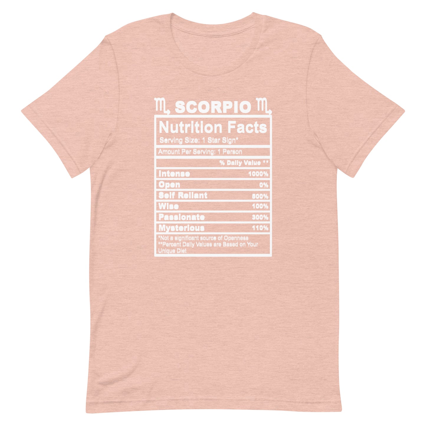 SCORPIO - L-XL - Unisex T-Shirt (white letters)
