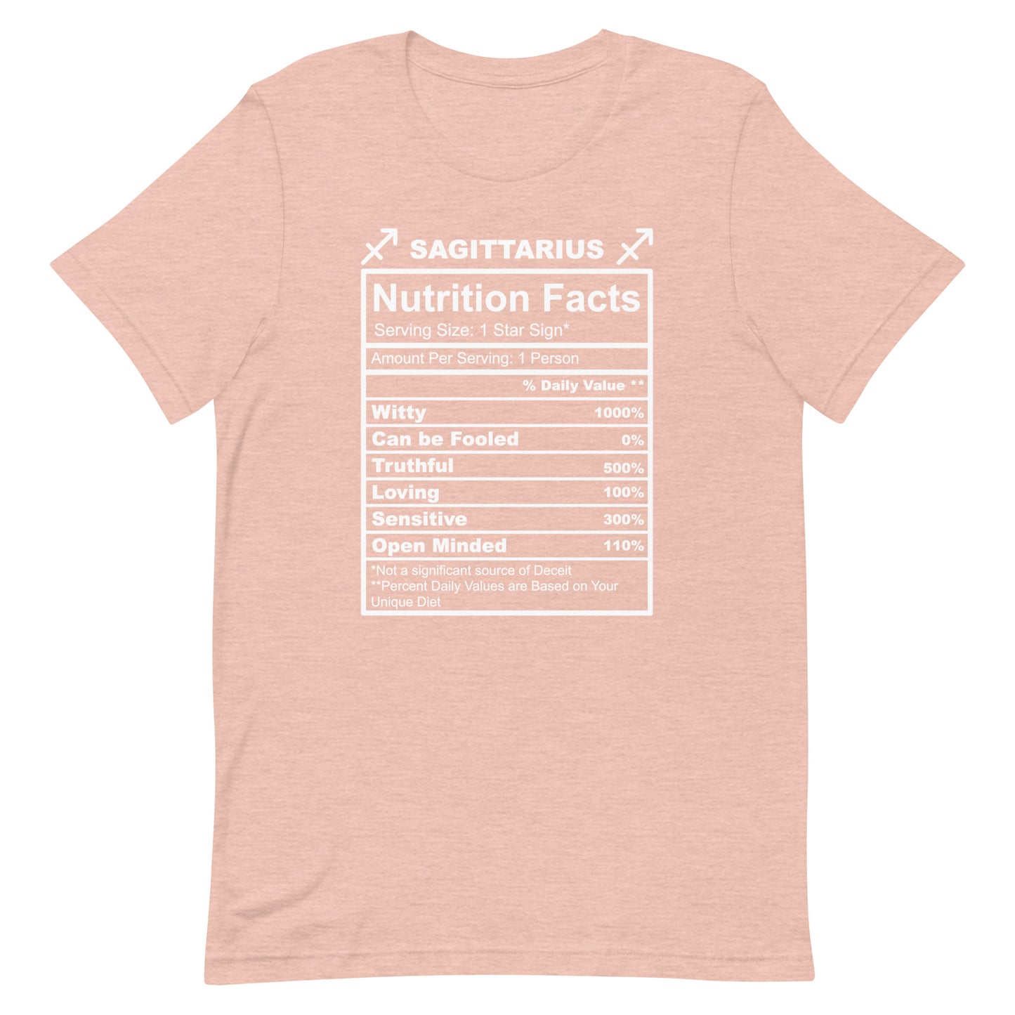 SAGITTARUIS - L-XL - Unisex T-Shirt (white letters)