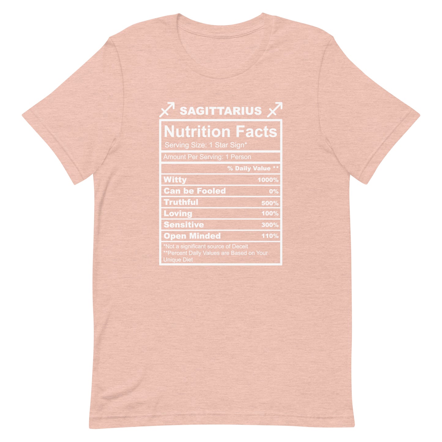 SAGITTARUIS -2XL-3XL - Unisex T-Shirt (white letters)