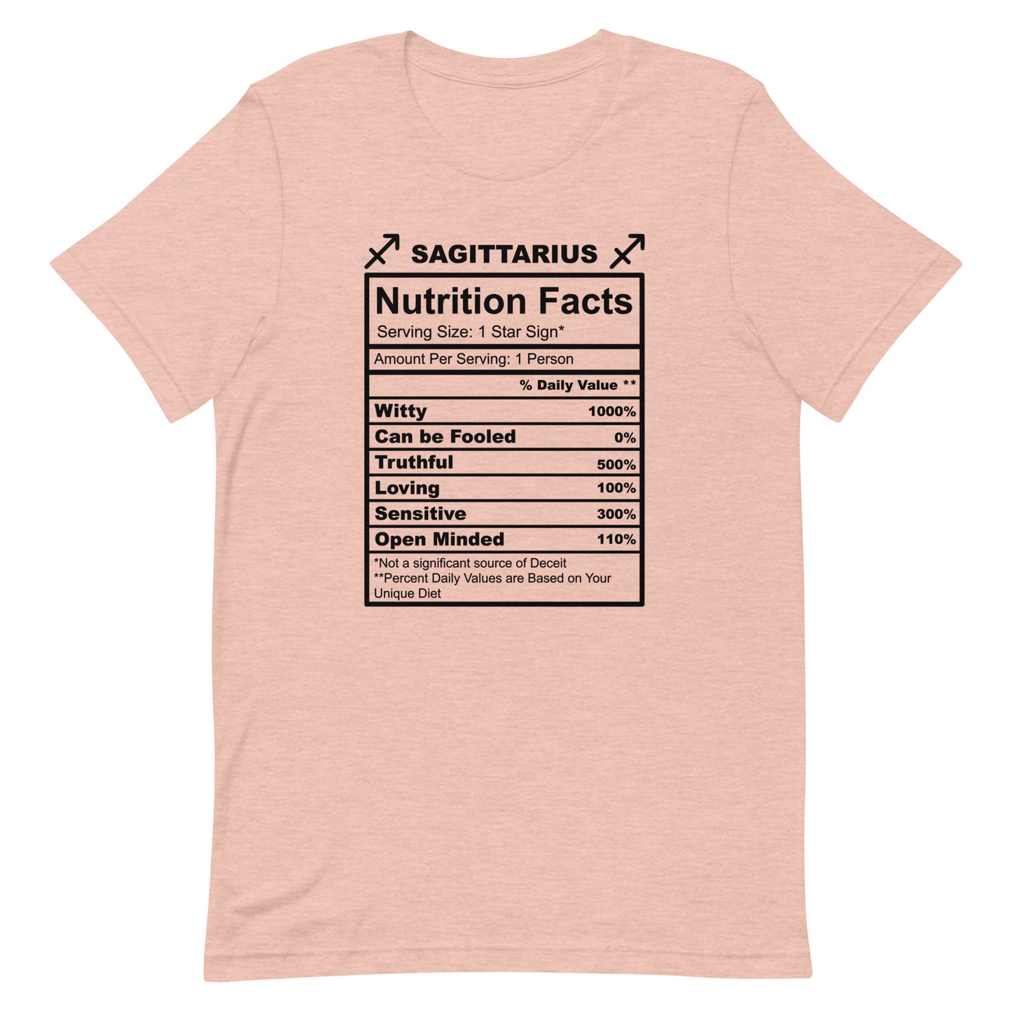 SAGITTARUIS - XS - Unisex T-Shirt (black letters)