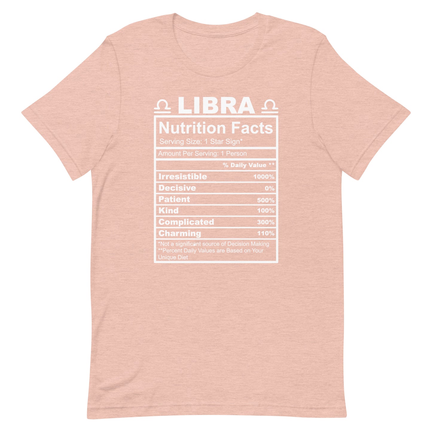 LIBRA - XS - Unisex T-Shirt (white letters)