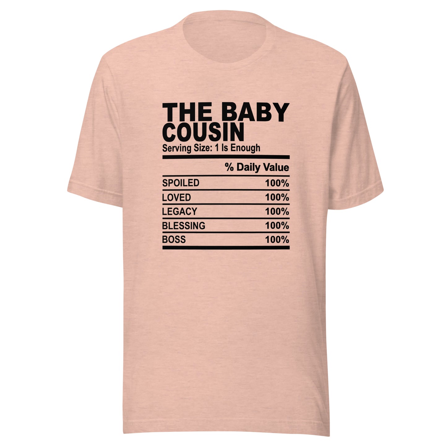 THE BABY COUSIN - 4XL - Unisex T-Shirt (black print)