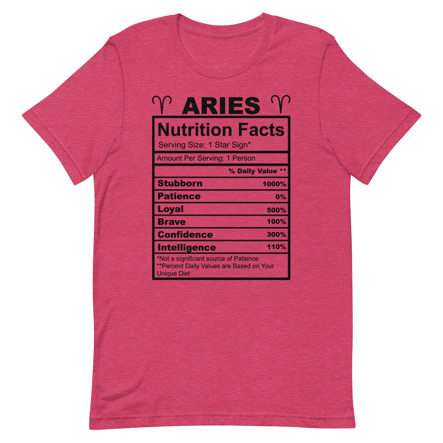 ARIES - 4XL-5XL - Unisex T-Shirt (black letters)