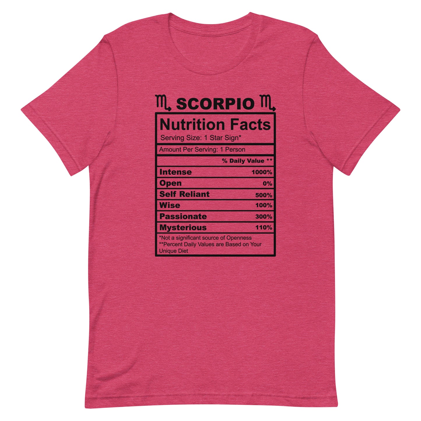 SCORPIO - 4XL-5XL - Unisex T-Shirt (black letters)