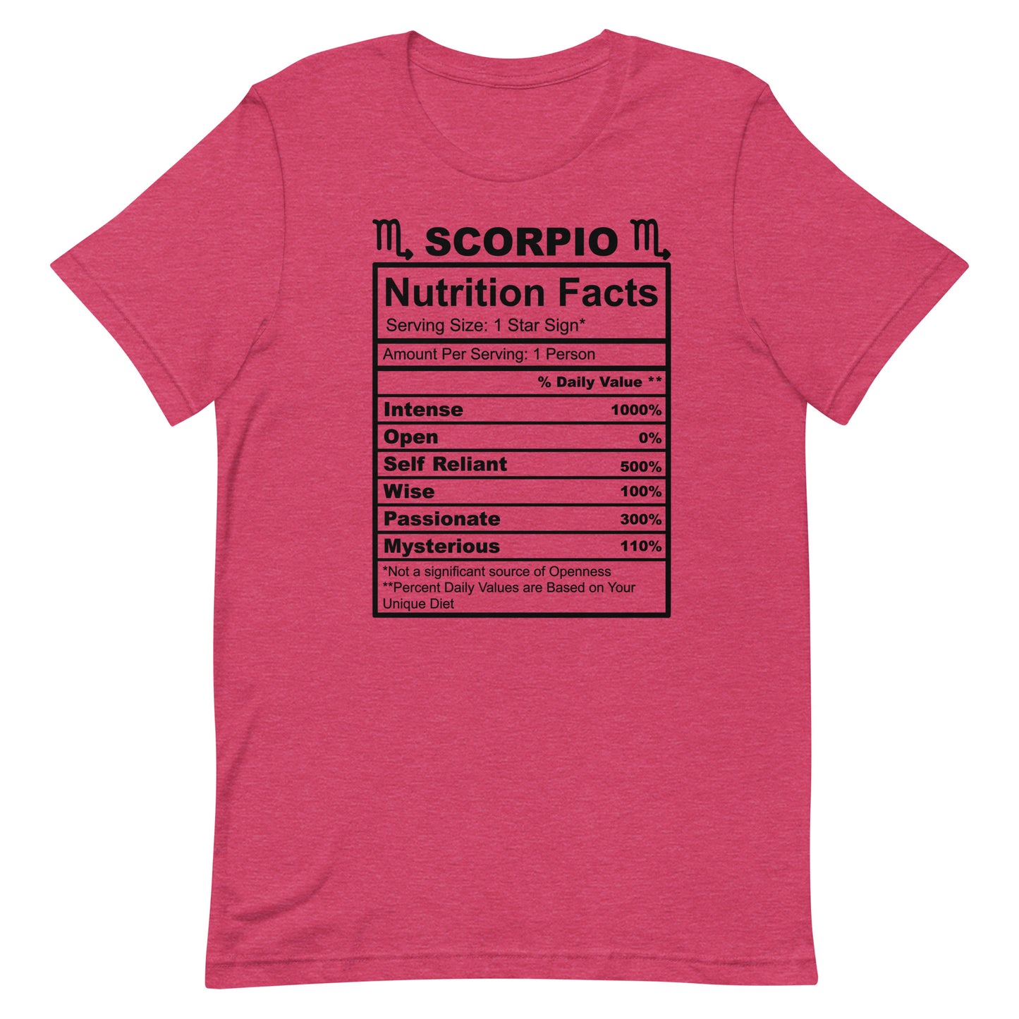 SCORPIO - 4XL-5XL - Unisex T-Shirt (black letters)