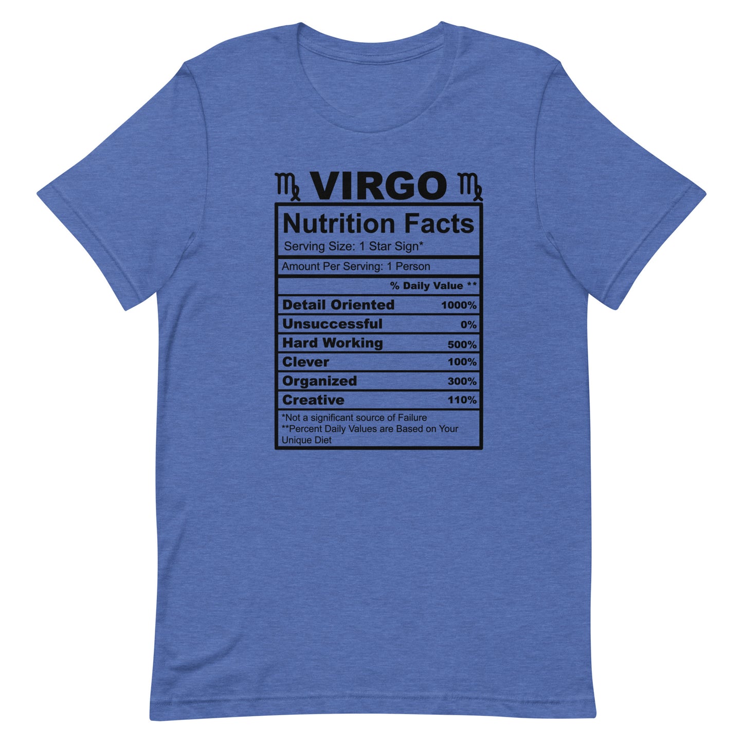VIRGO - S-M - Unisex T-Shirt (black letters)