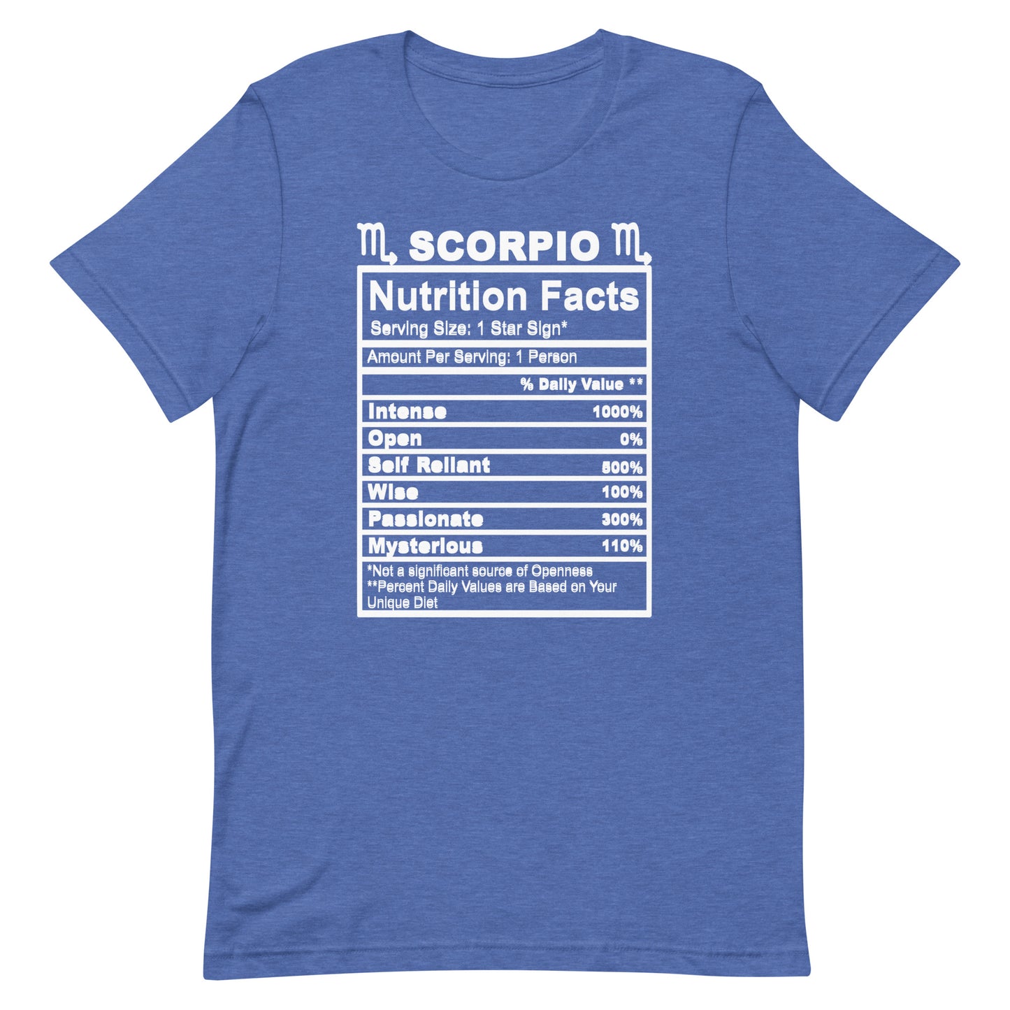 SCORPIO - 4XL-5XL - Unisex T-Shirt (white letters)