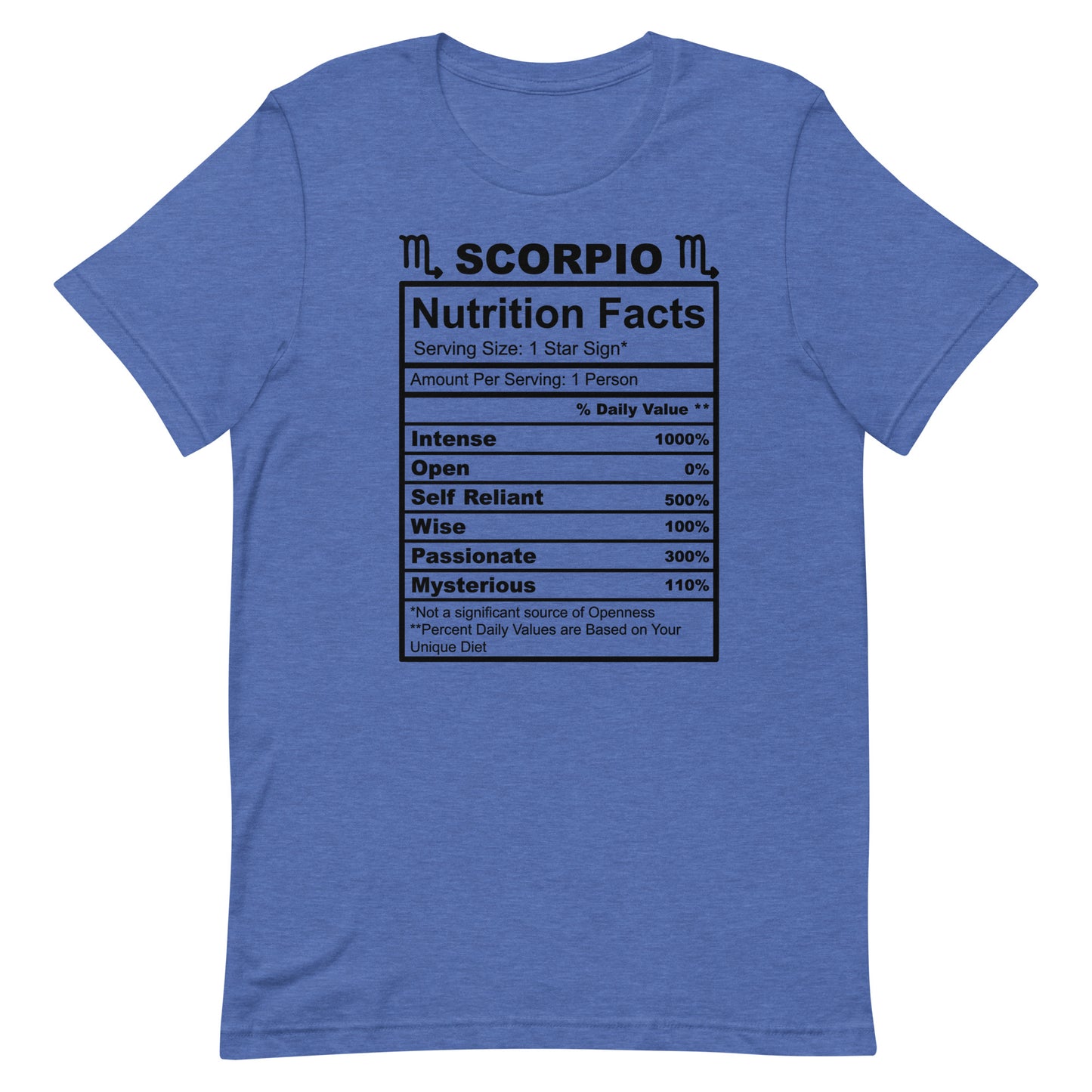 SCORPIO - 4XL-5XL - Unisex T-Shirt (black letters)