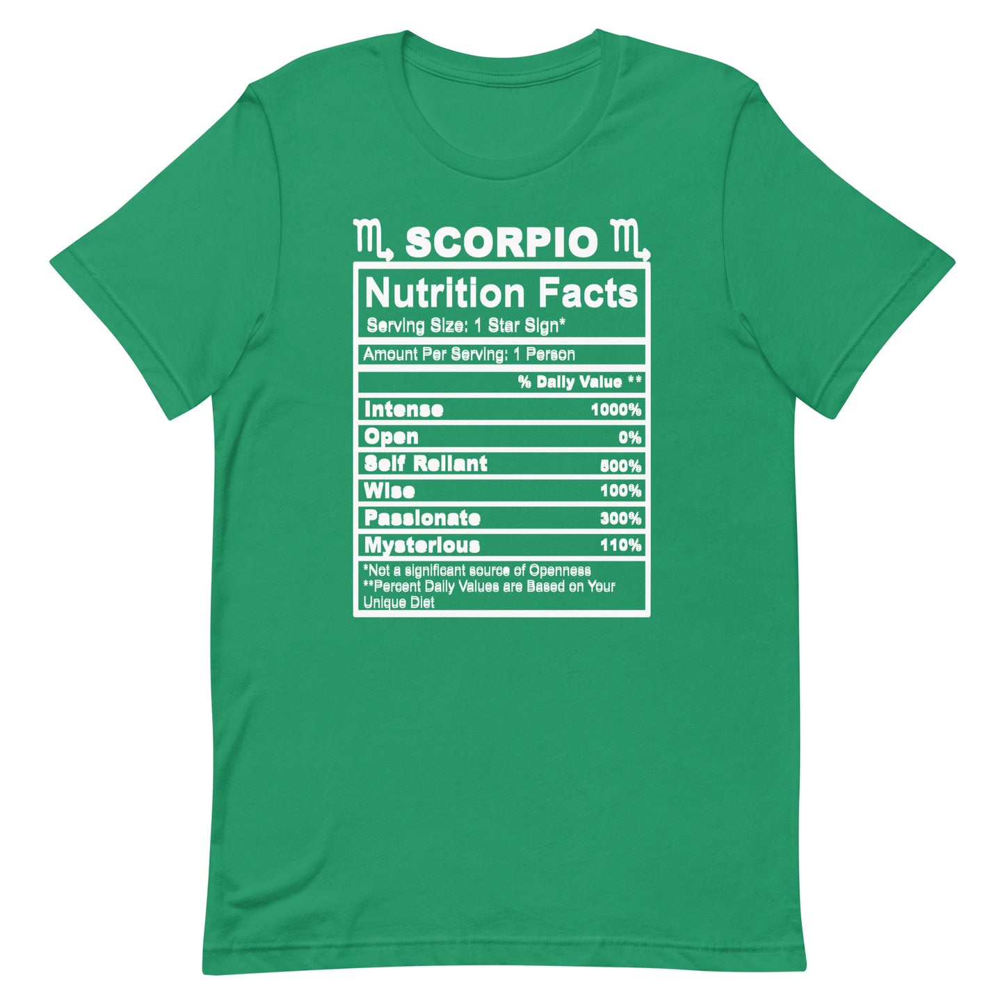 SCORPIO - 4XL-5XL - Unisex T-Shirt (white letters)
