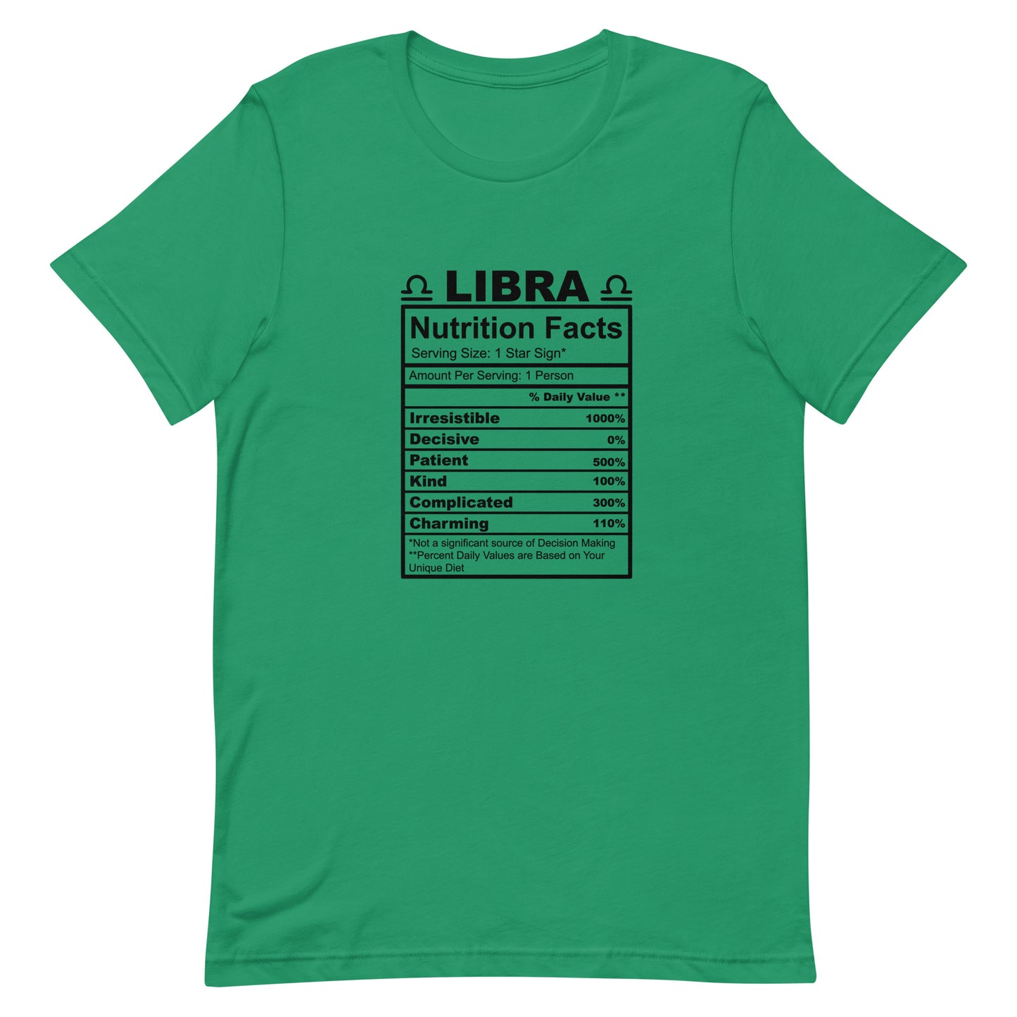 LIBRA - 4XL-5XL - Unisex T-Shirt (black letters)