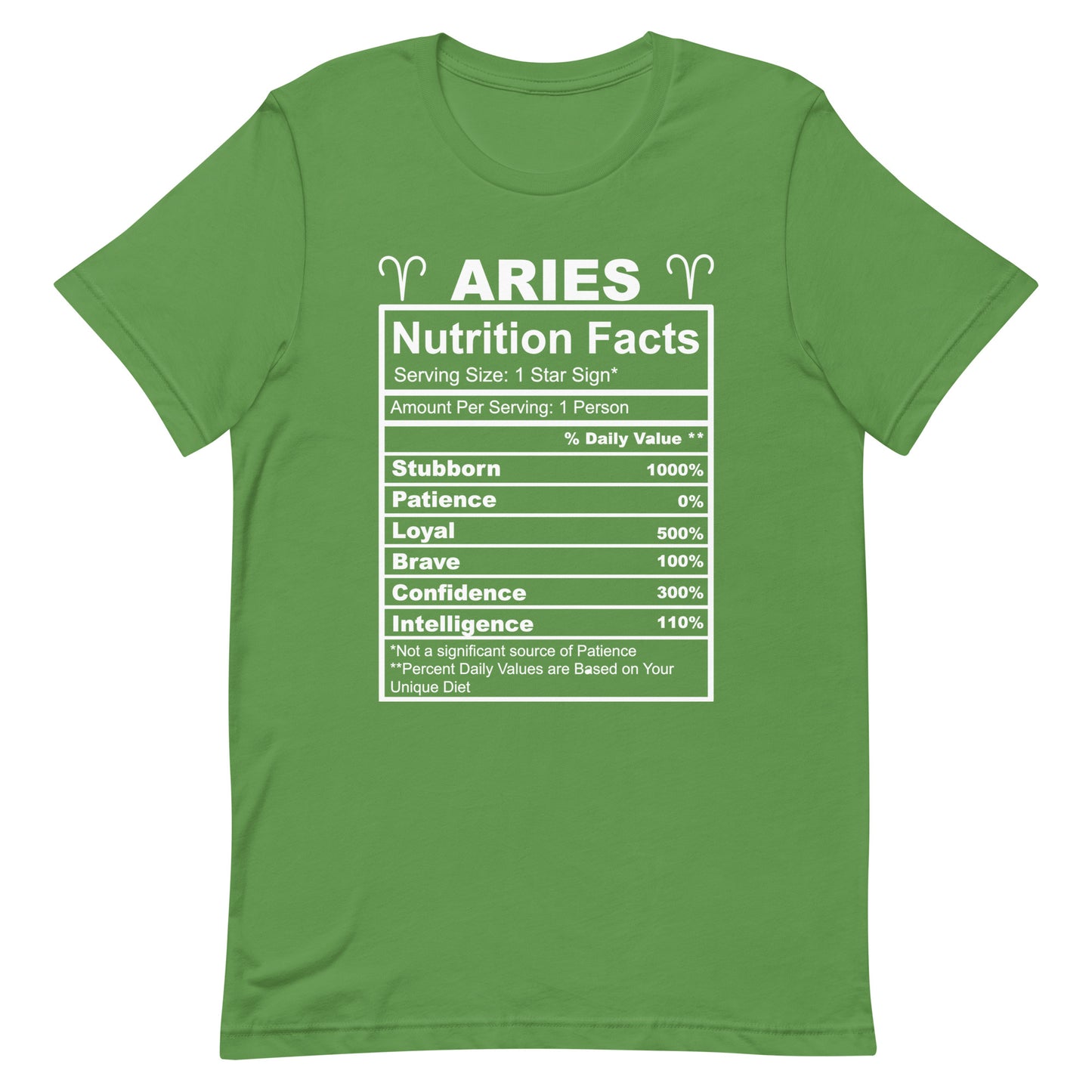ARIES - 4XL-5XL - Unisex T-Shirt (white letters)