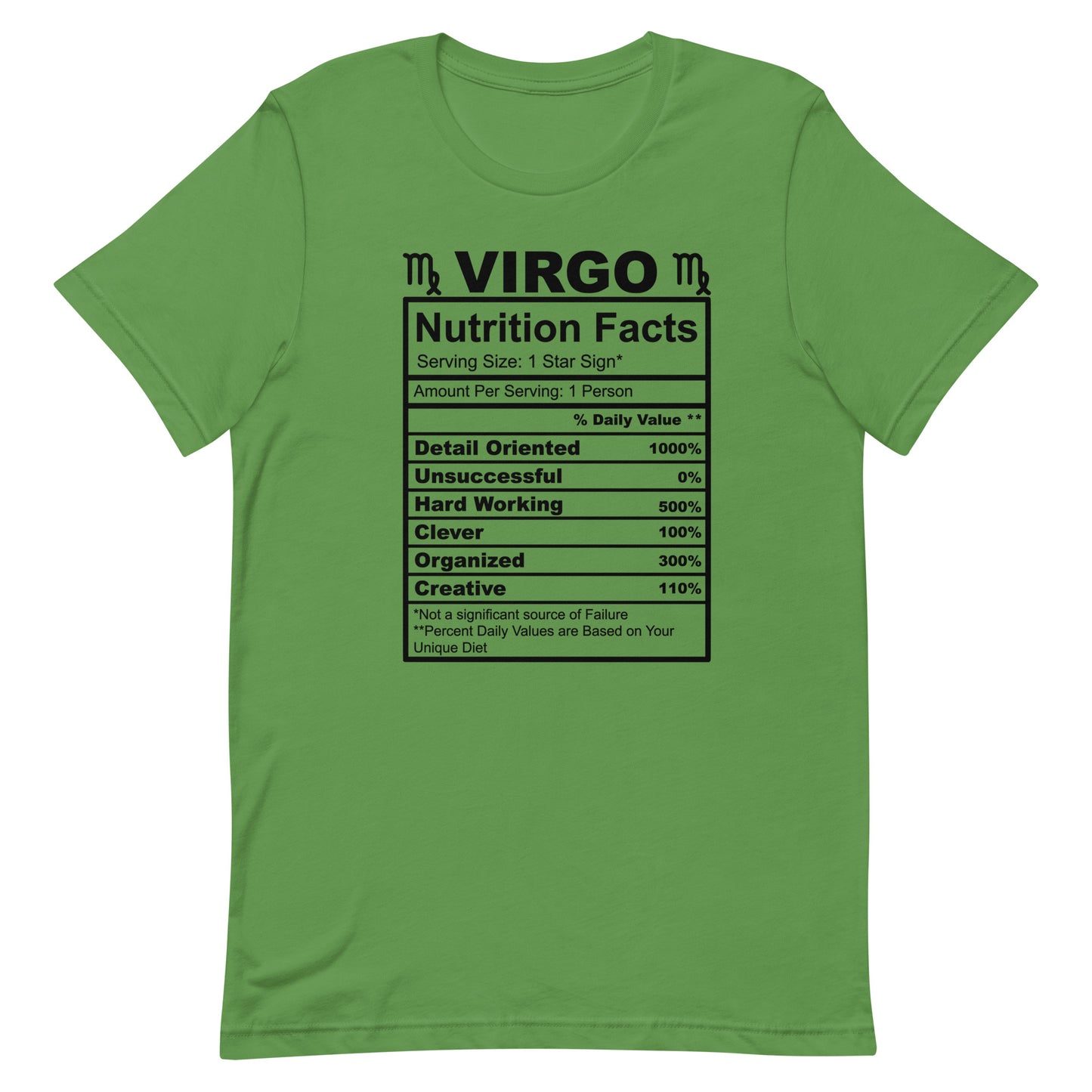 VIRGO - 4XL-5XL - Unisex T-Shirt (white letters)