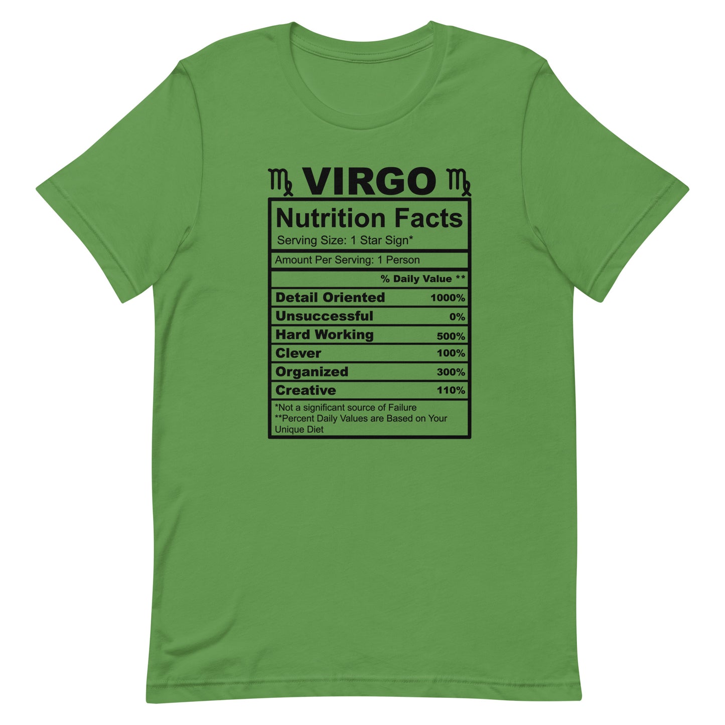 VIRGO - S-M - Unisex T-Shirt (black letters)