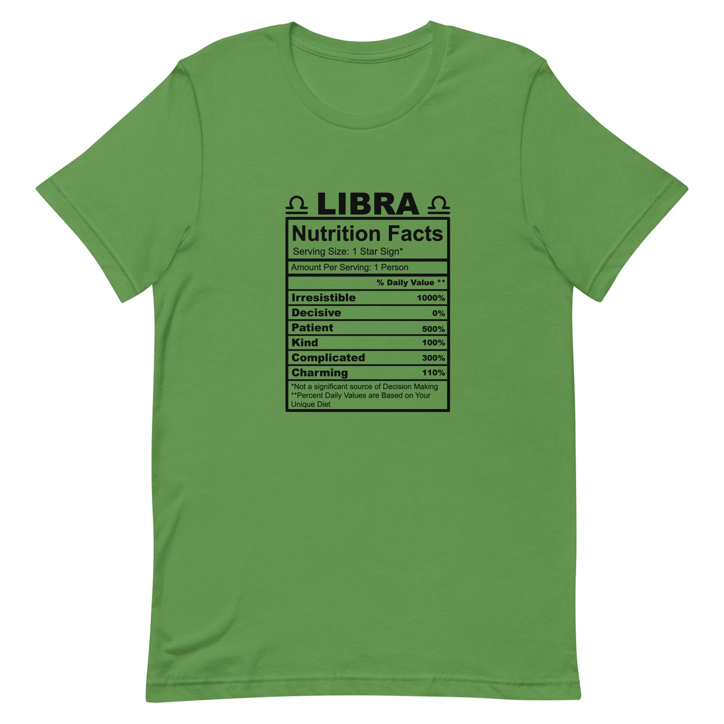 LIBRA - 4XL-5XL - Unisex T-Shirt (black letters)