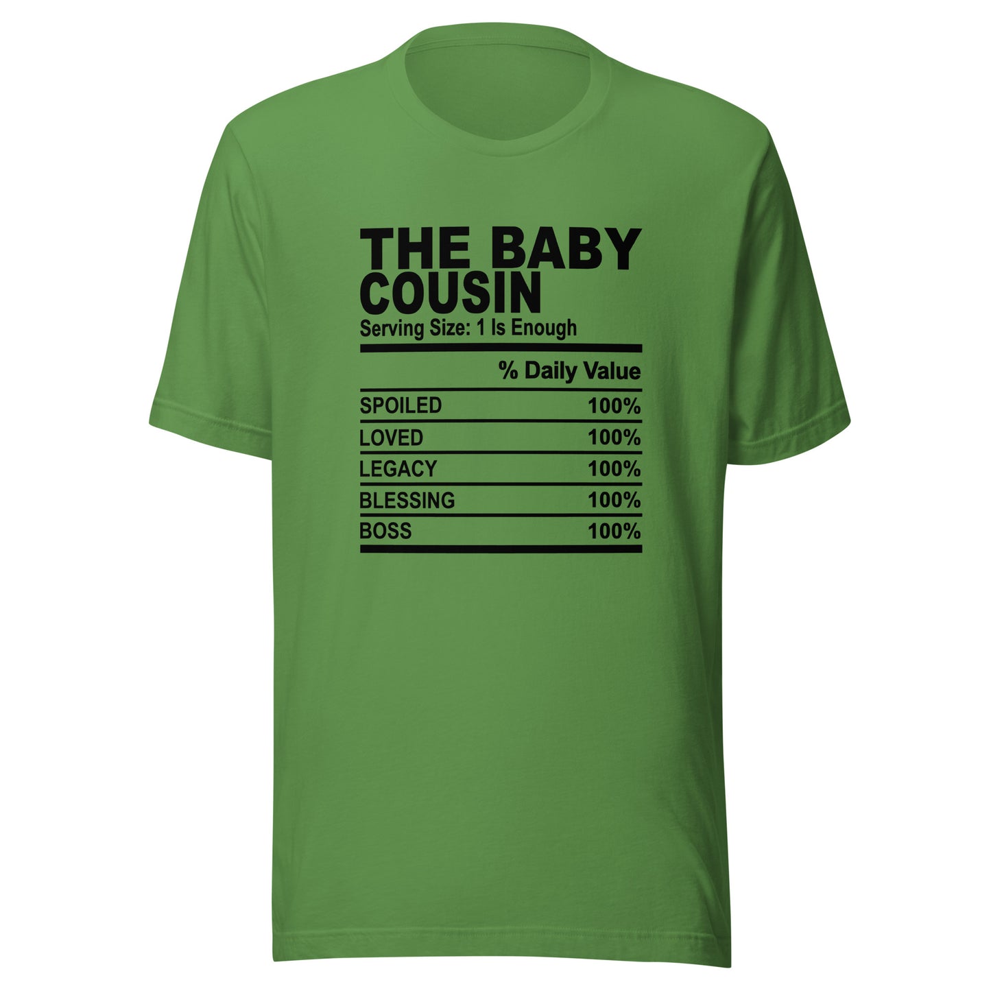 THE BABY COUSIN - 4XL - Unisex T-Shirt (black print)