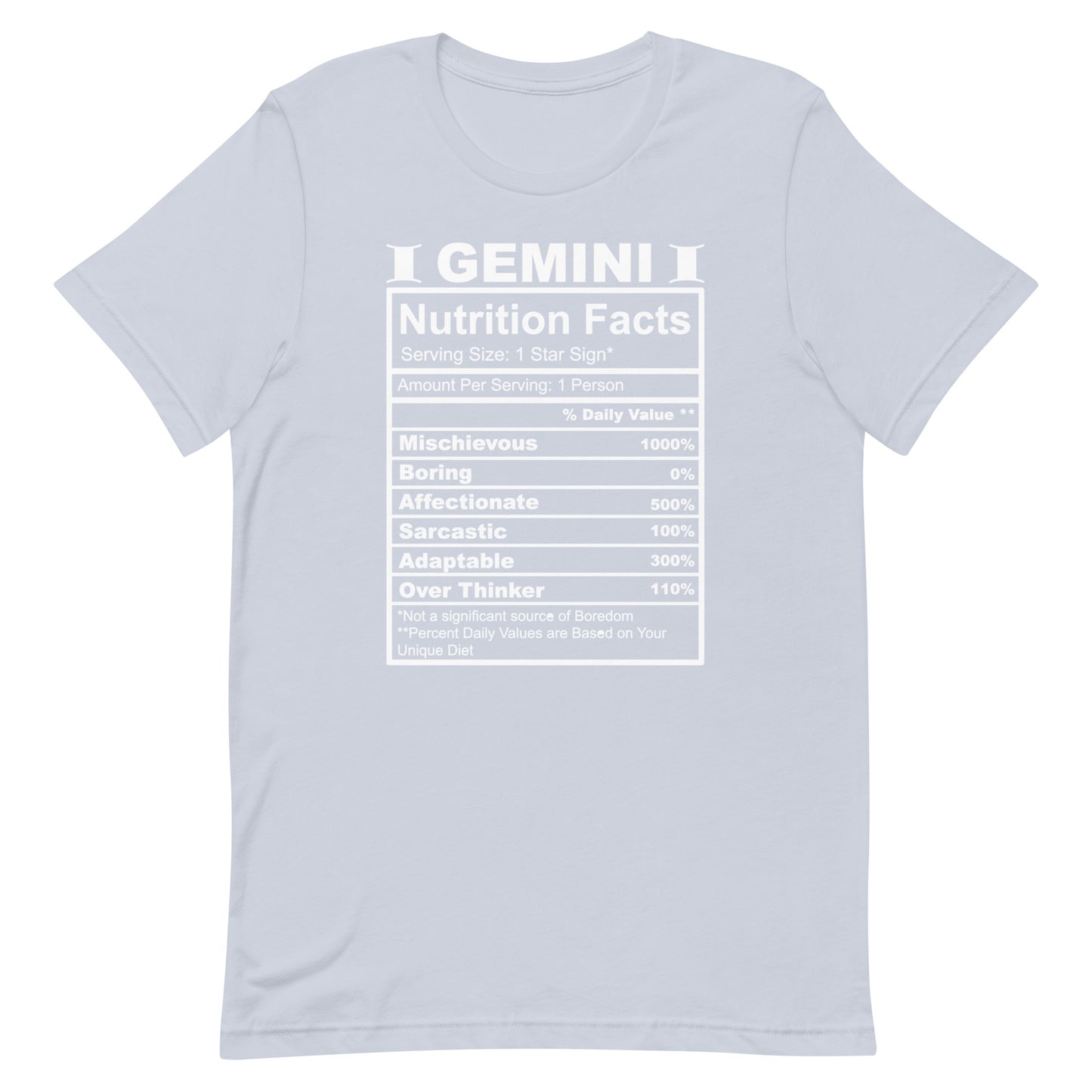 GEMINI - L-XL - Unisex T-Shirt (white letters)