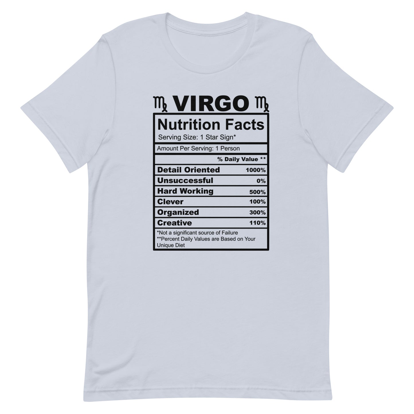 VIRGO - S-M - Unisex T-Shirt (black letters)