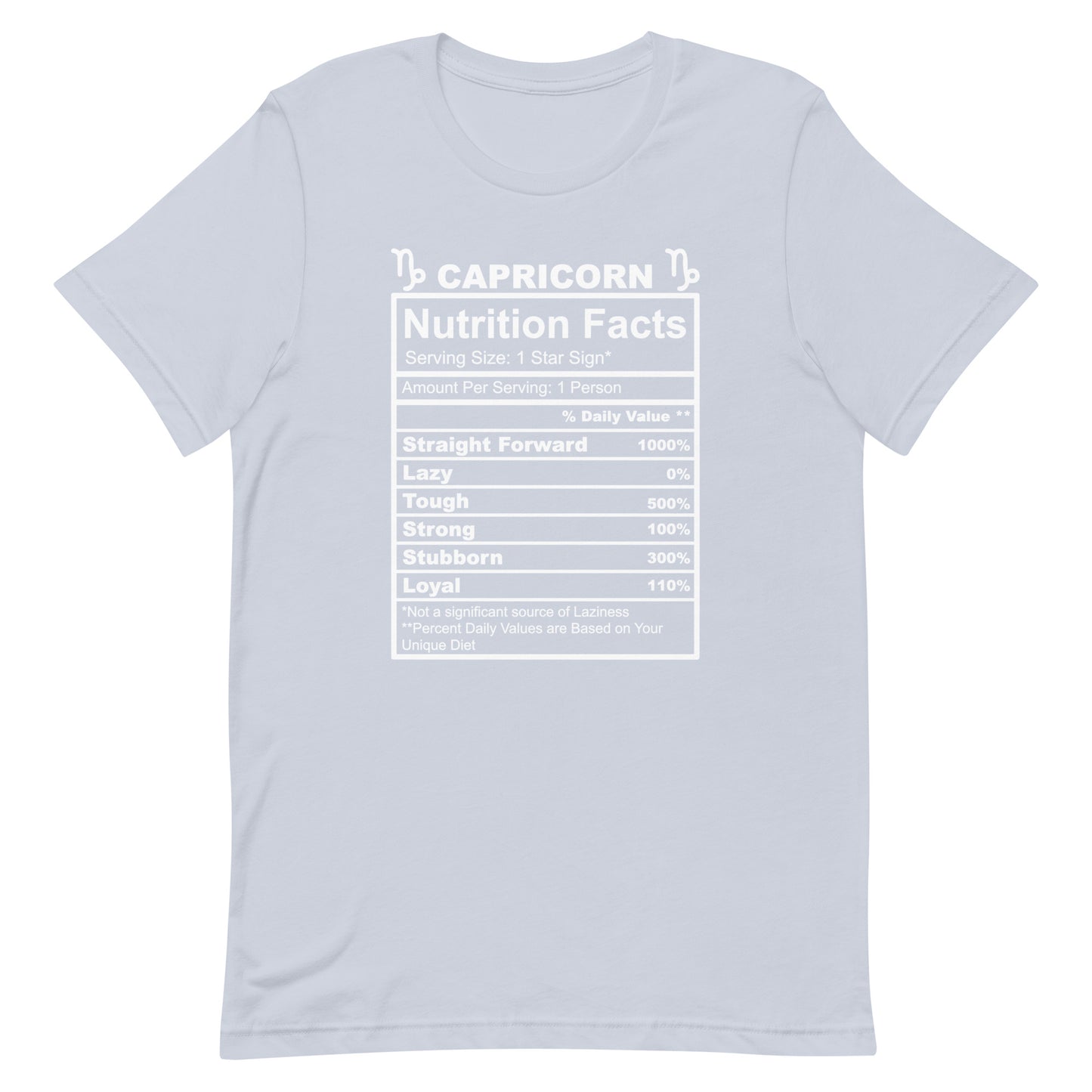 CAPRICORN - 2XL-3XL - Unisex T-Shirt (black letters)