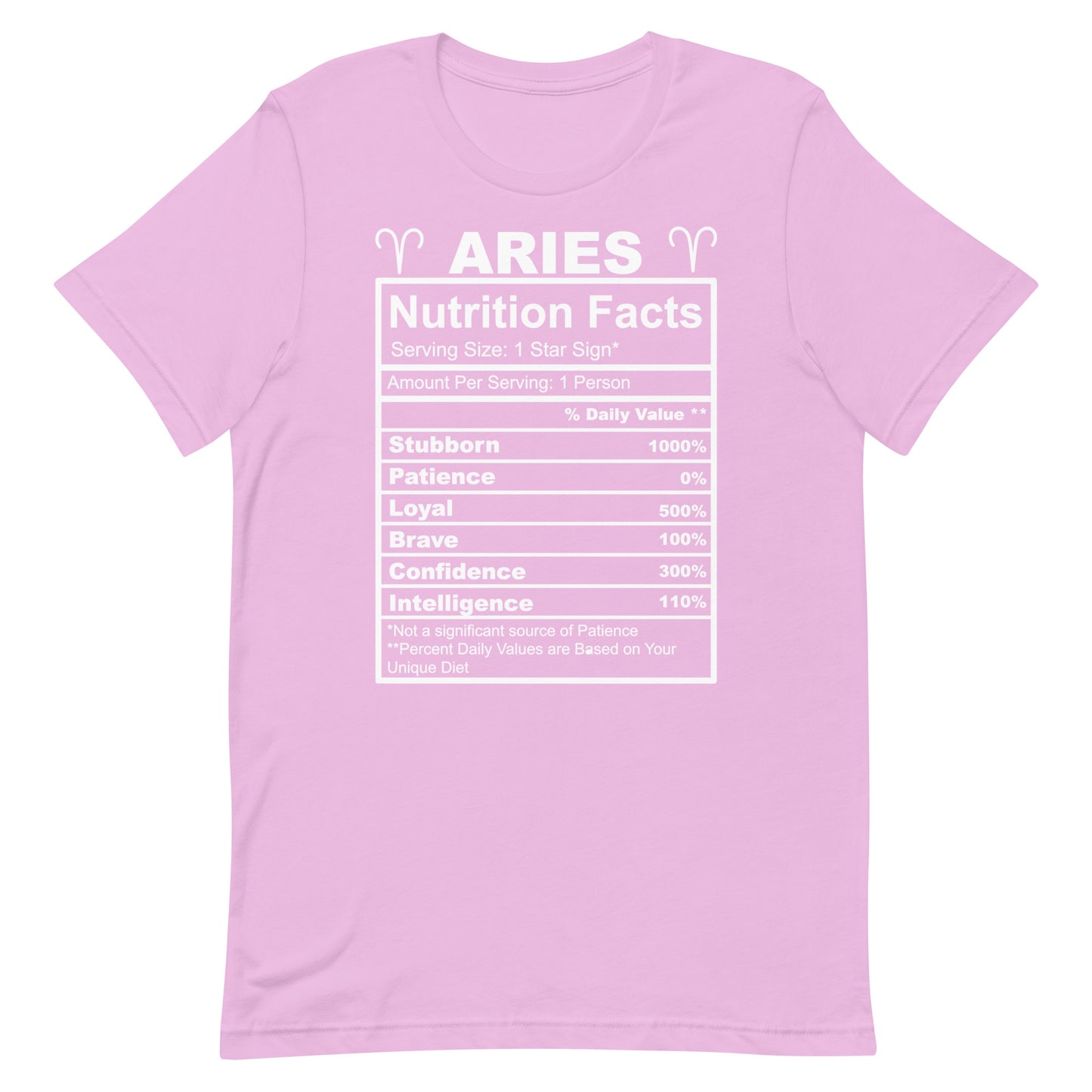ARIES - S-M - Unisex T-Shirt (white letters)