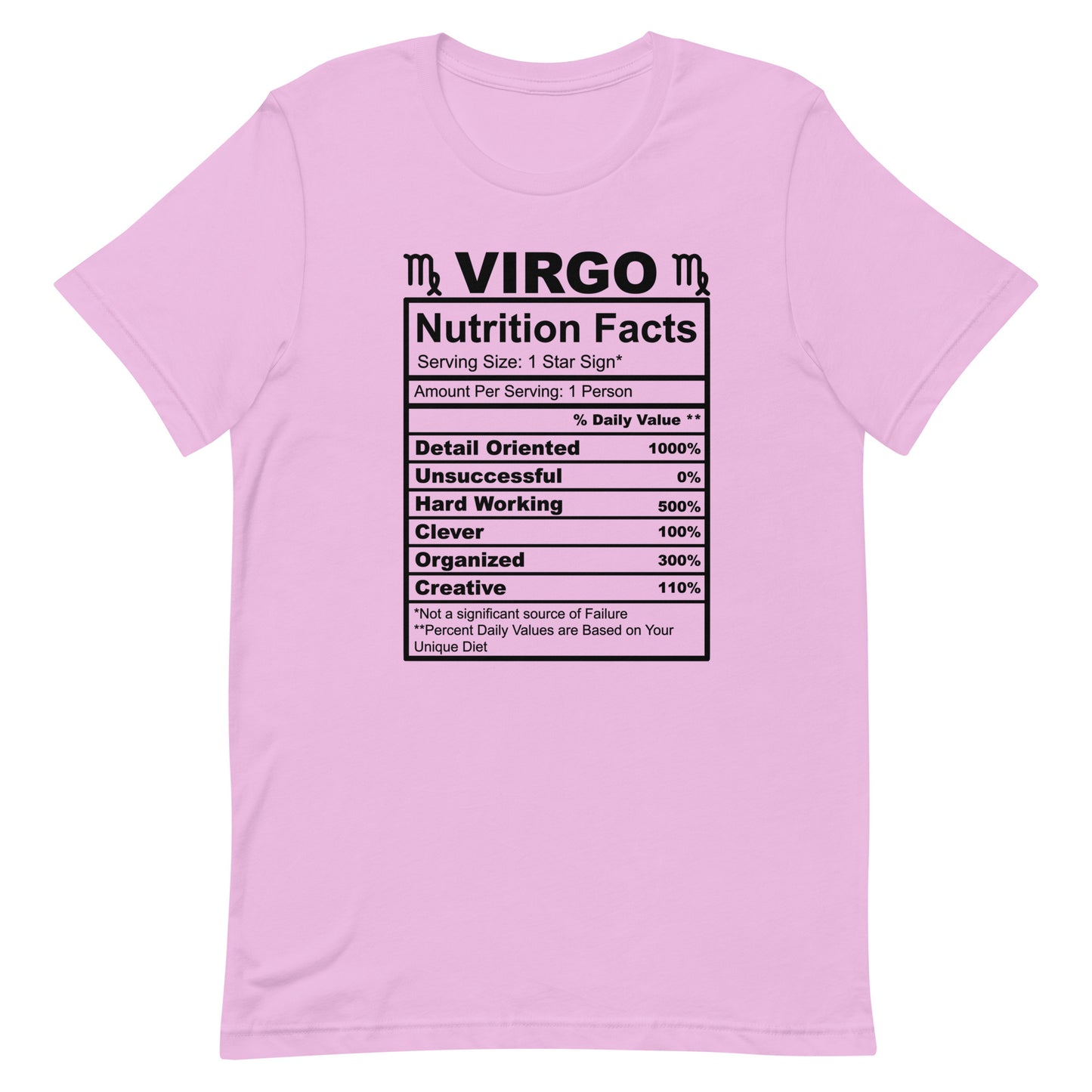 VIRGO - S-M - Unisex T-Shirt (black letters)