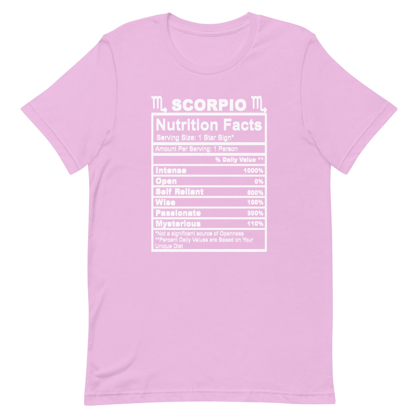SCORPIO - L-XL - Unisex T-Shirt (white letters)