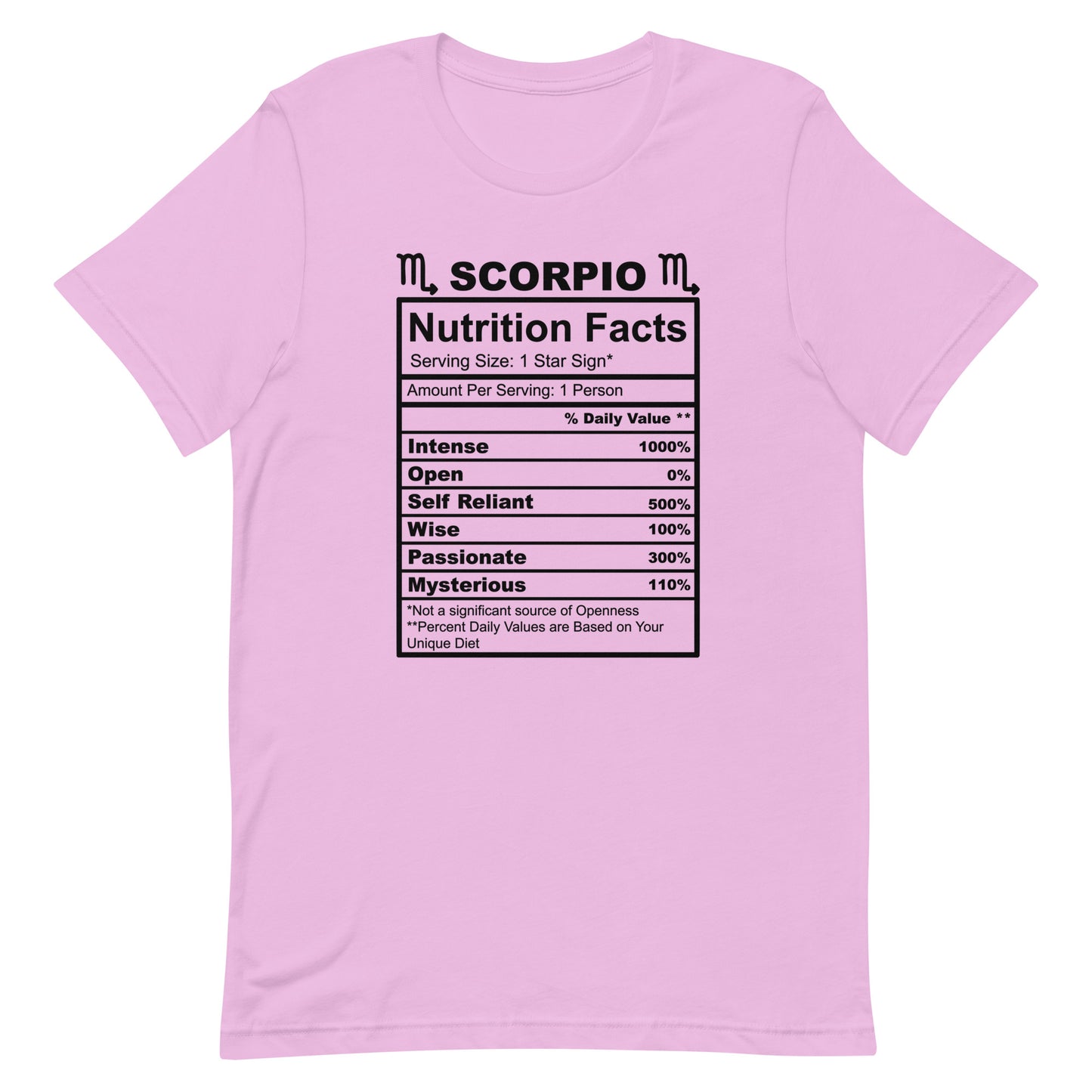 SCORPIO - 2XL-3XL - Unisex T-Shirt (black letters)