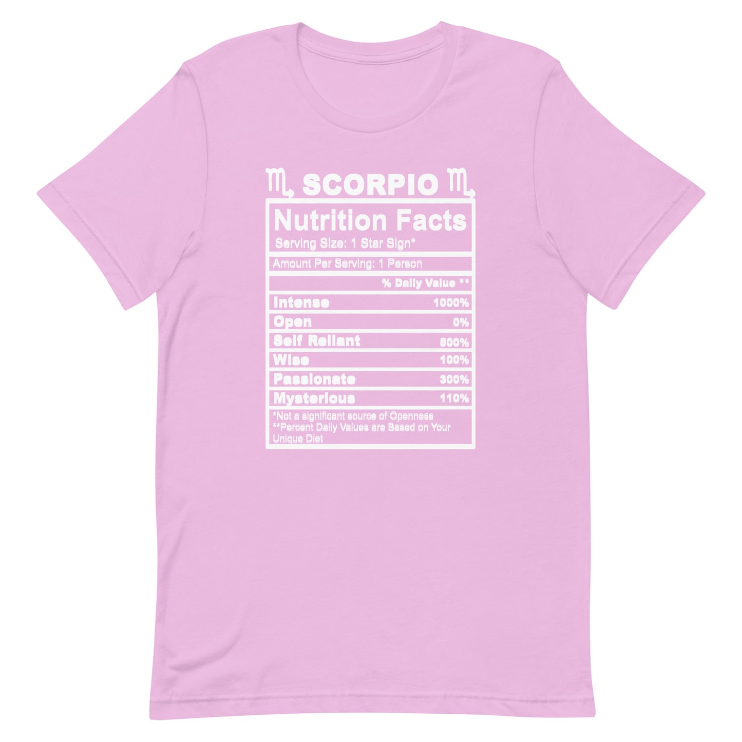 SCORPIO - 2XL-3XL - Unisex T-Shirt (white letters)