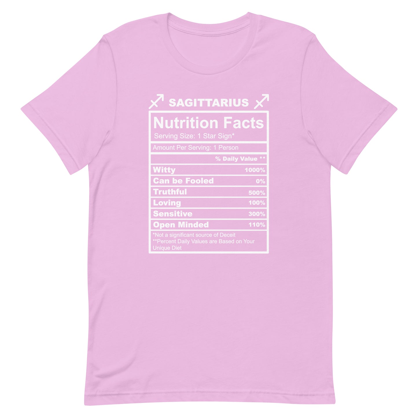 SAGITTARUIS - L-XL - Unisex T-Shirt (white letters)