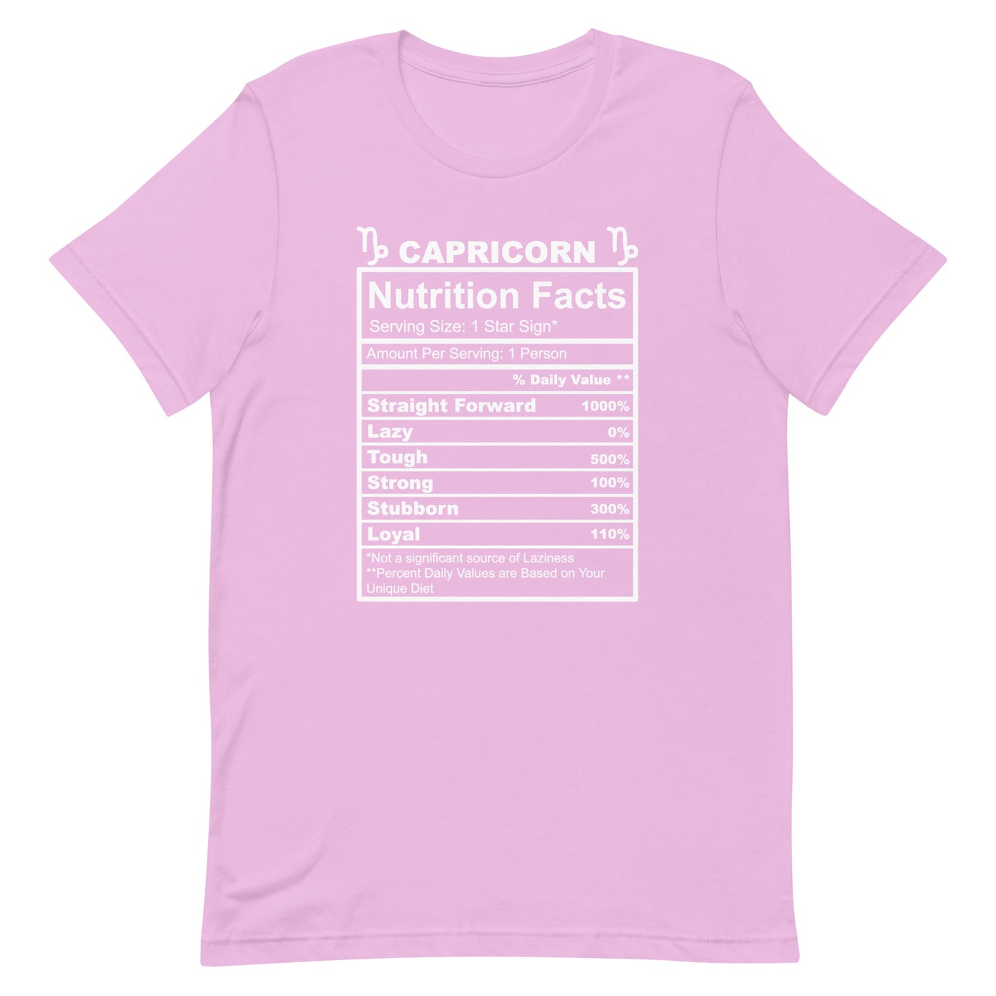 CAPRICORN - 2XL-3XL - Unisex T-Shirt (black letters)