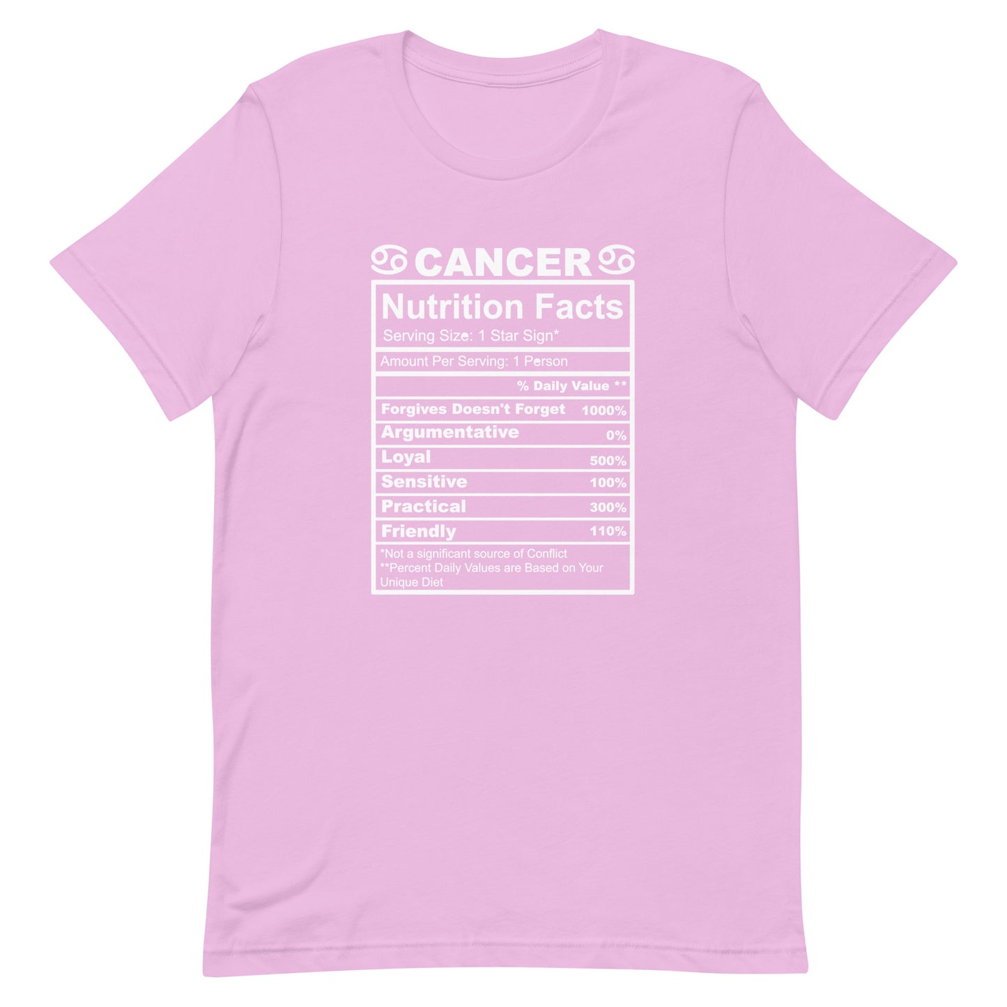 CANCER - 2XL-3XL - Unisex T-Shirt (white letters)