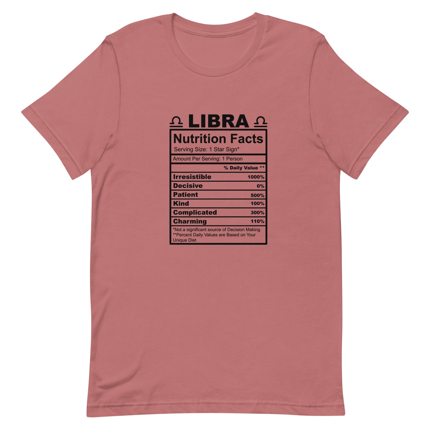 LIBRA - 4XL-5XL - Unisex T-Shirt (black letters)