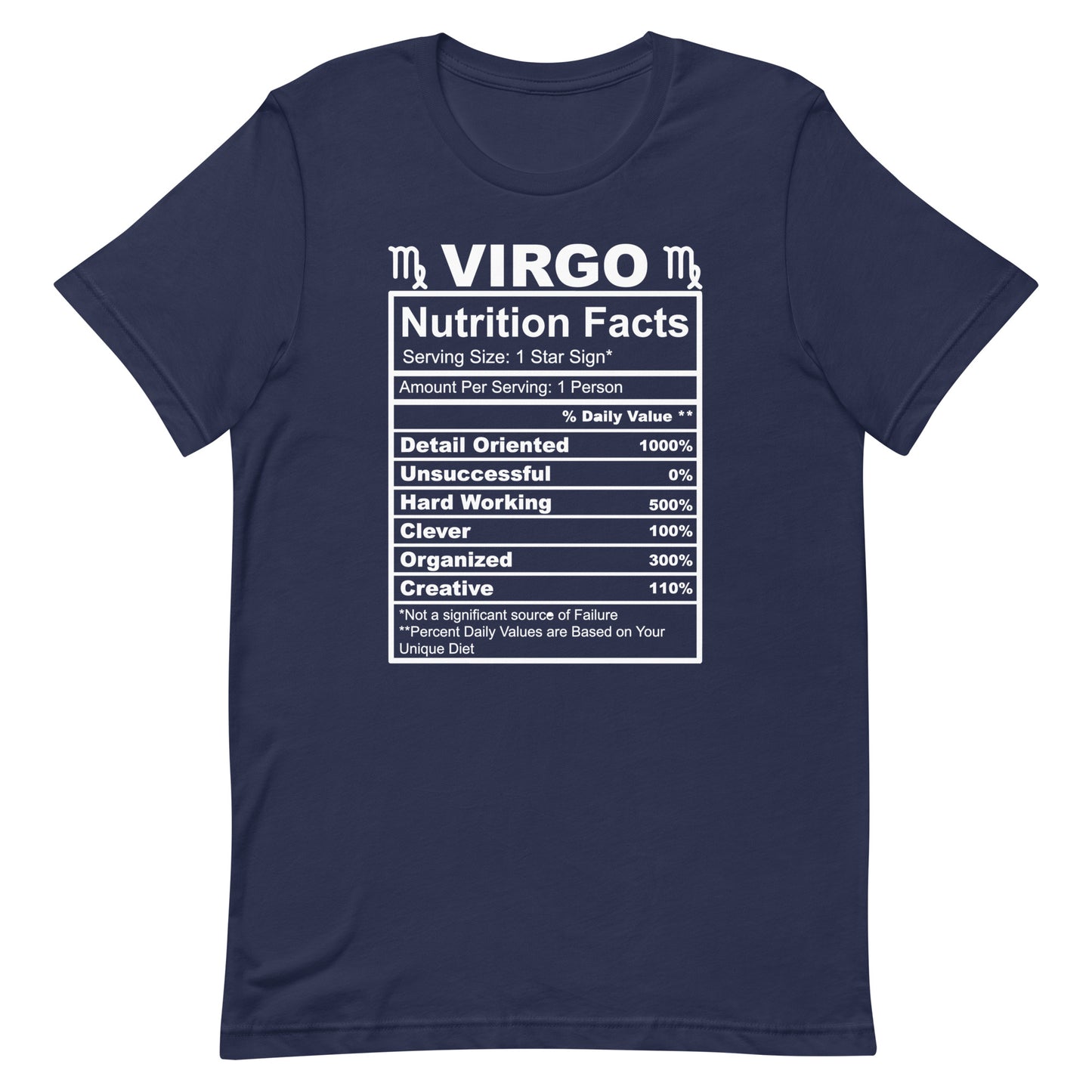 VIRGO - 4XL-5XL - Unisex T-Shirt (white letters)