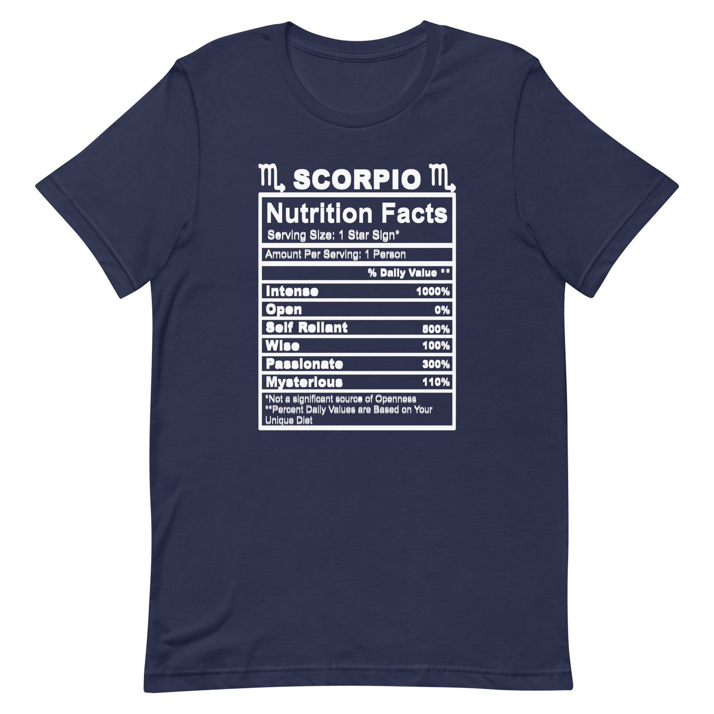 SCORPIO - L-XL - Unisex T-Shirt (white letters)