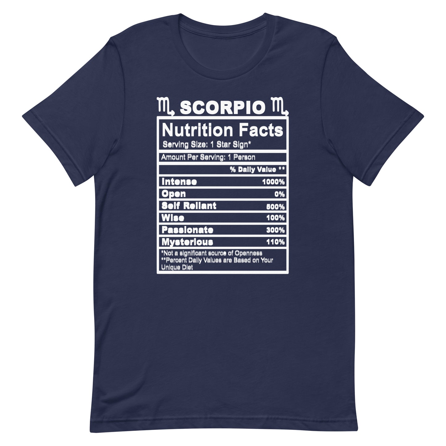 SCORPIO - 4XL-5XL - Unisex T-Shirt (white letters)