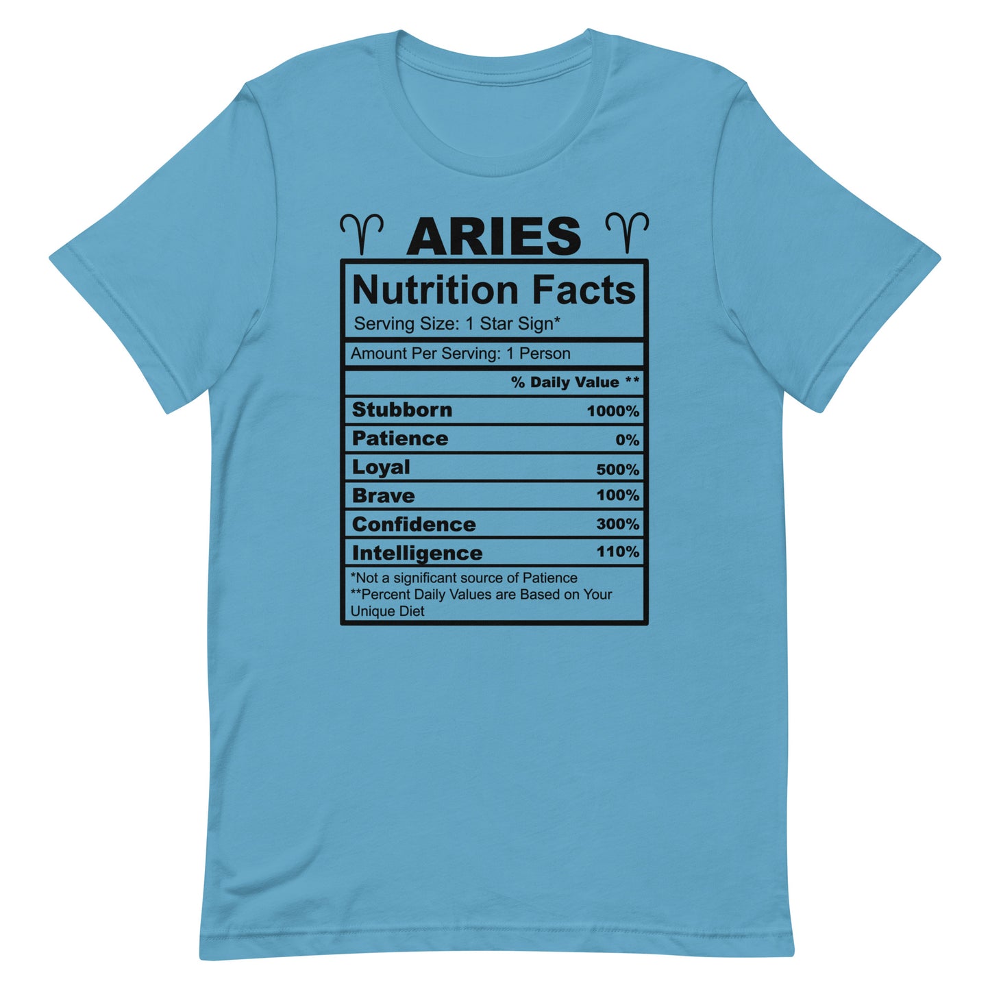 ARIES - 4XL-5XL - Unisex T-Shirt (black letters)
