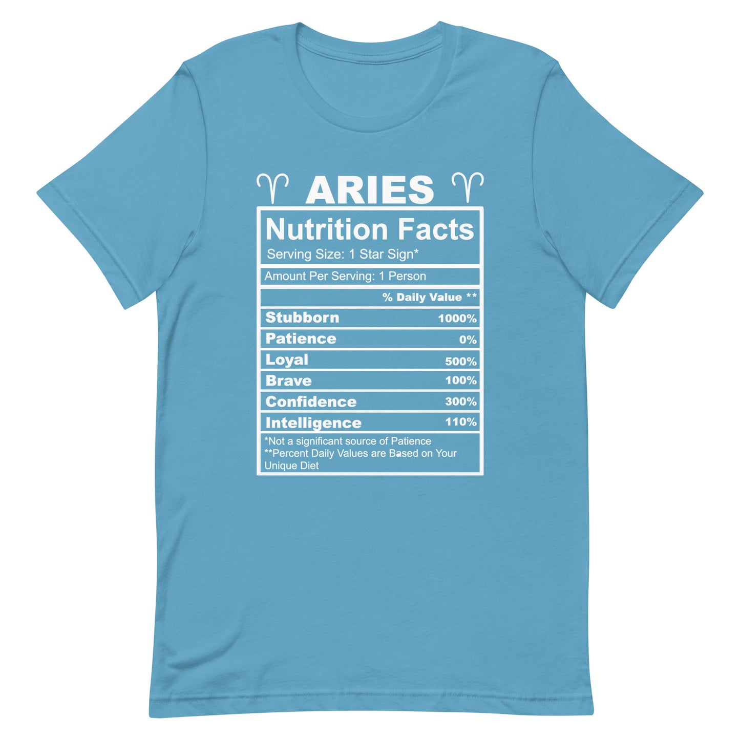 ARIES - 4XL-5XL - Unisex T-Shirt (white letters)