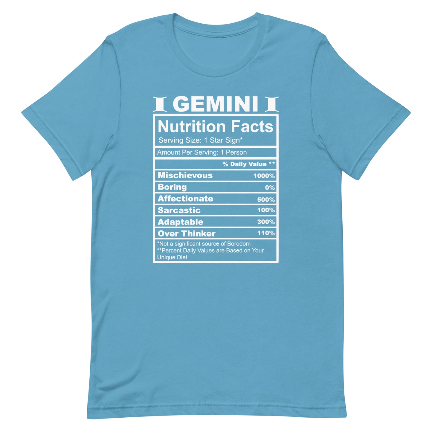 GEMINI - L-XL - Unisex T-Shirt (white letters)